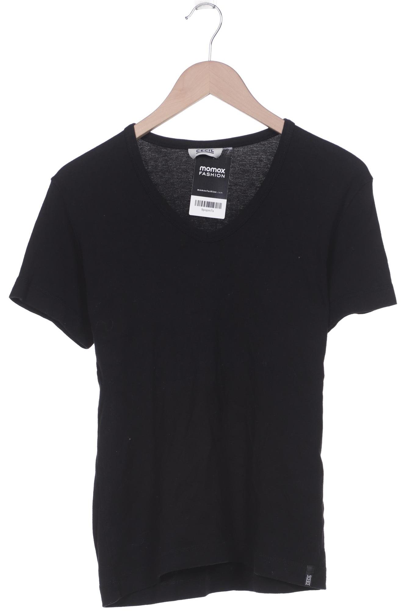 

Cecil Damen T-Shirt, schwarz, Gr. 38