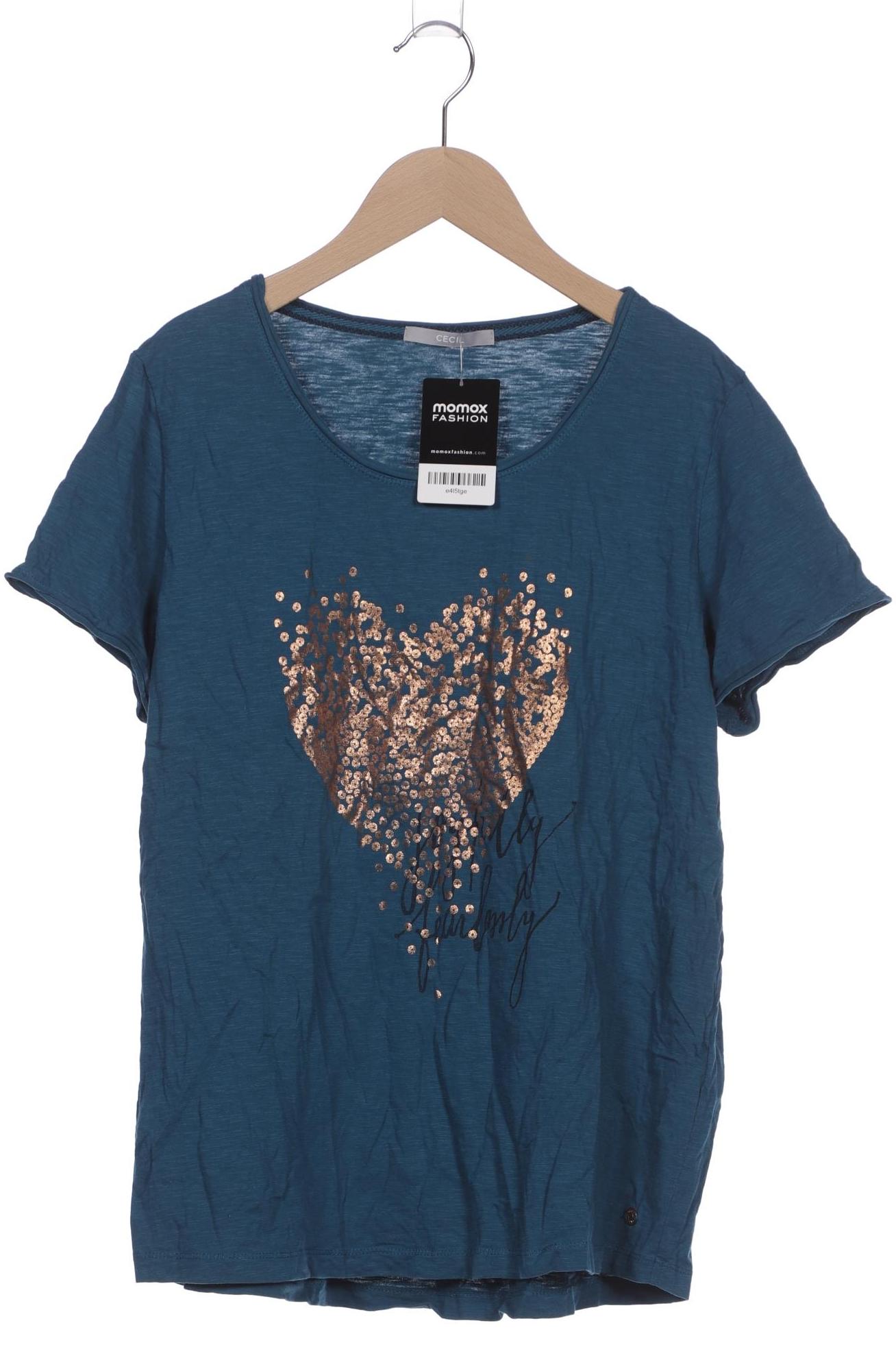 

Cecil Damen T-Shirt, blau, Gr. 42