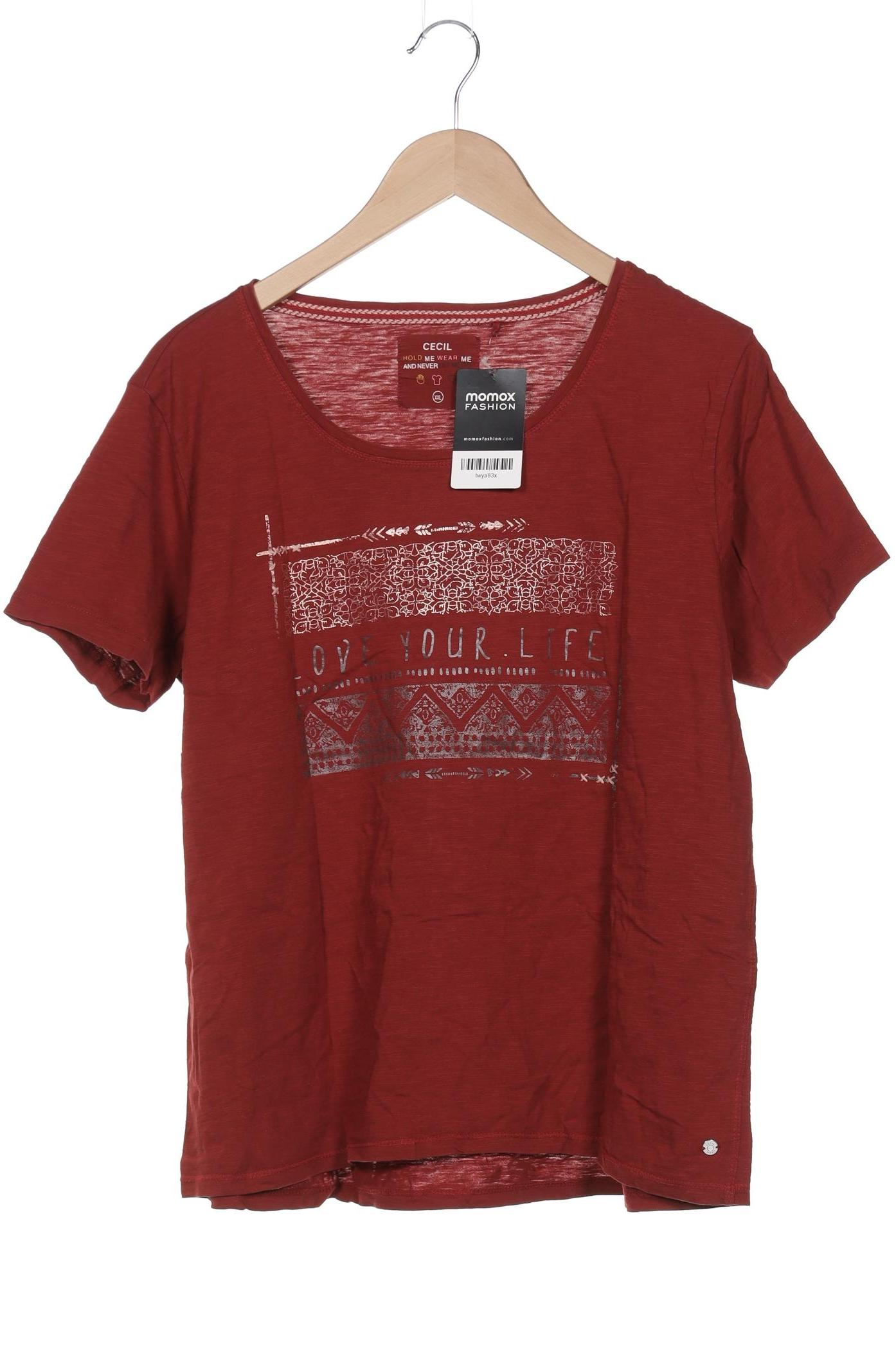

Cecil Damen T-Shirt, rot, Gr. 46