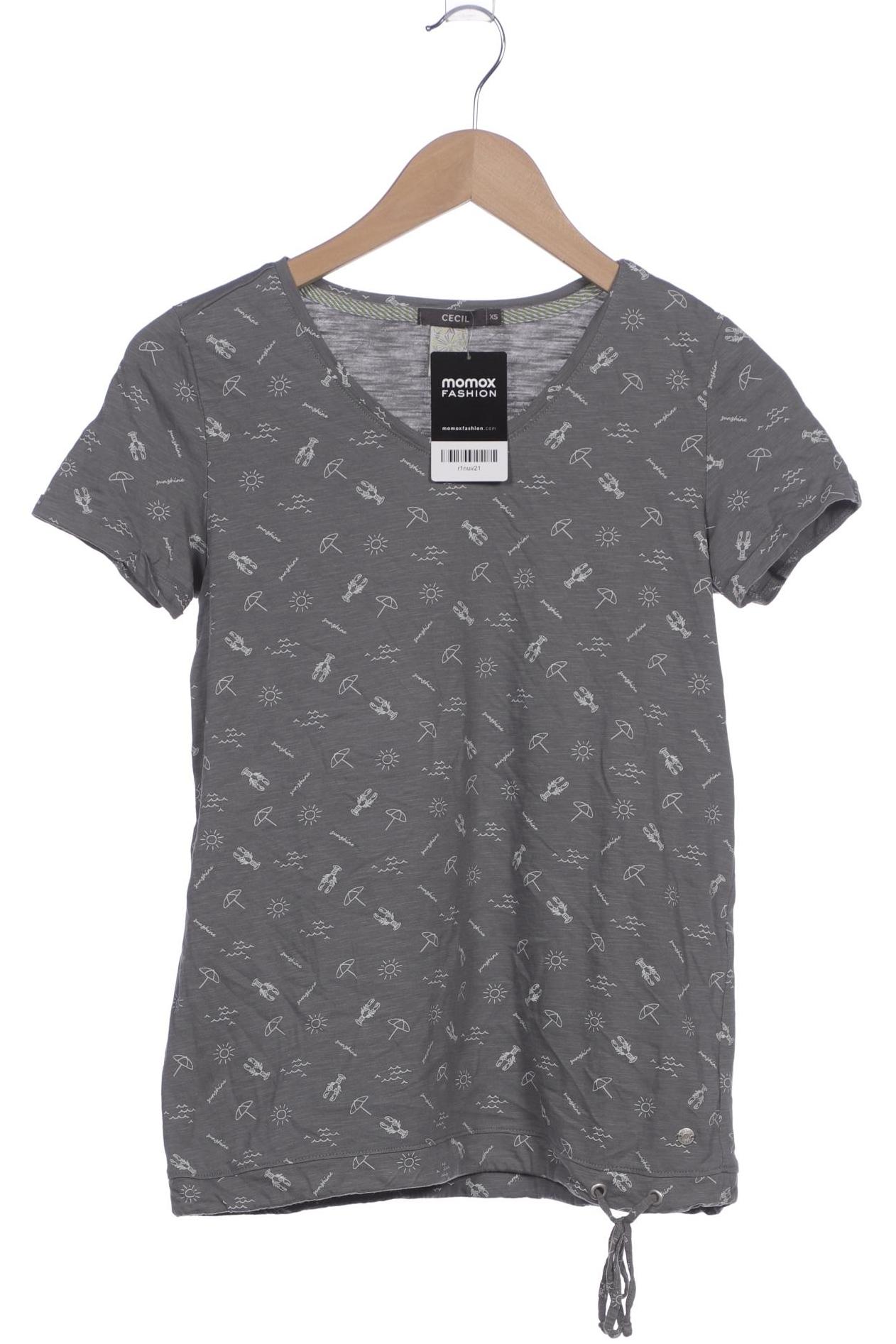 

Cecil Damen T-Shirt, grau, Gr. 34