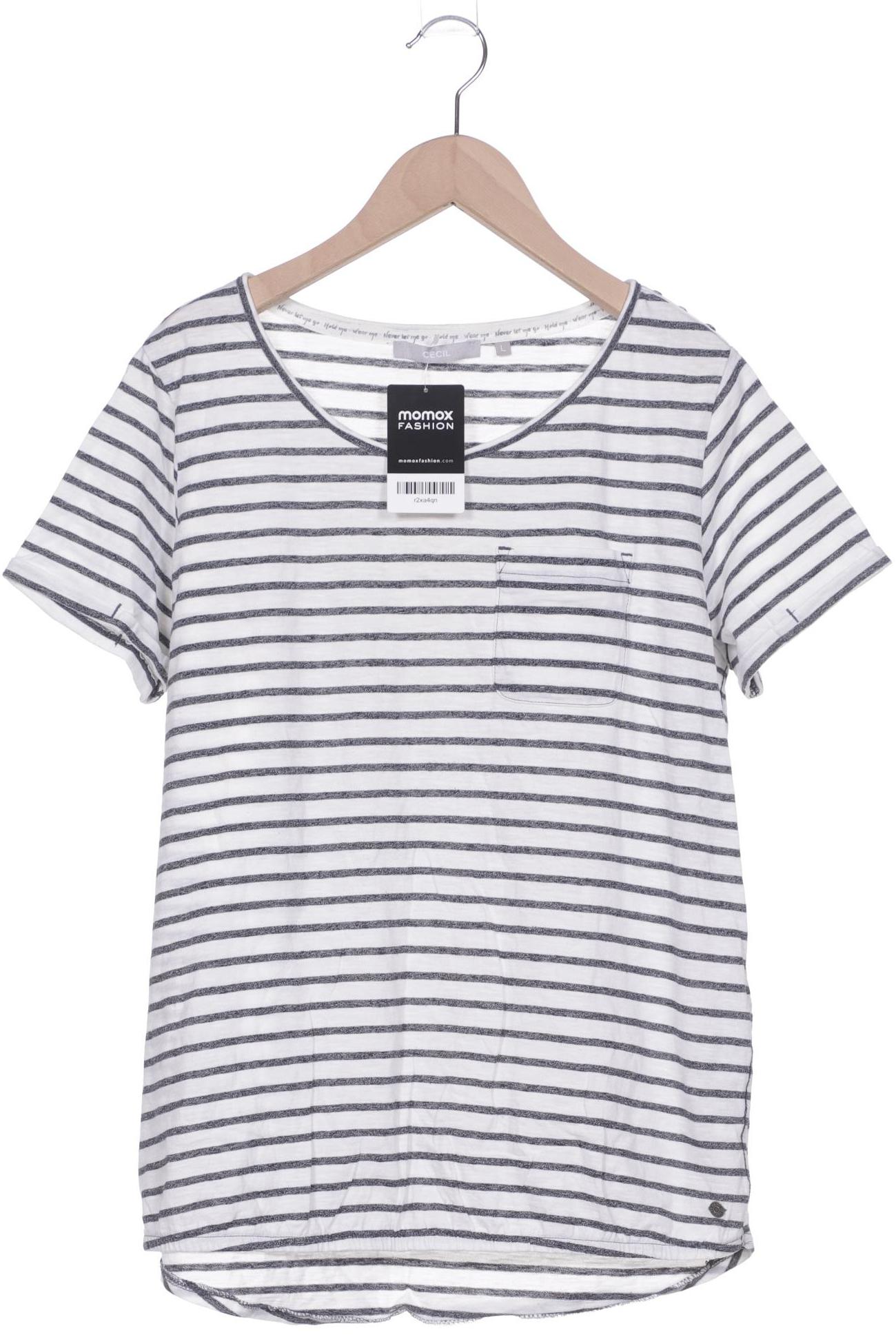 

Cecil Damen T-Shirt, weiß, Gr. 42