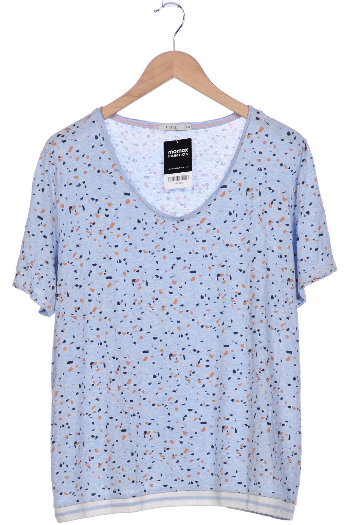 

Cecil Damen T-Shirt, blau, Gr. 46
