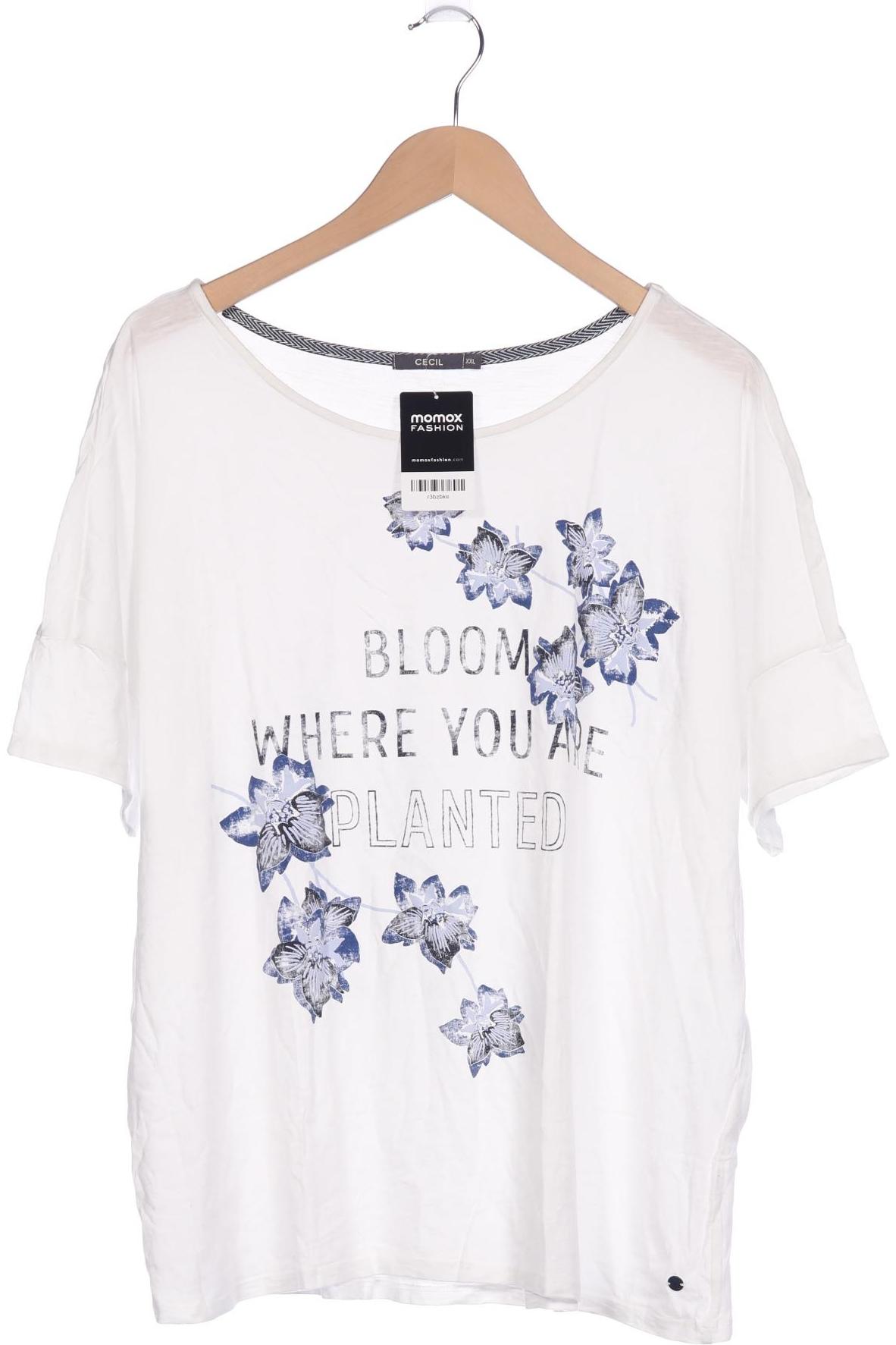

Cecil Damen T-Shirt, weiß, Gr. 46
