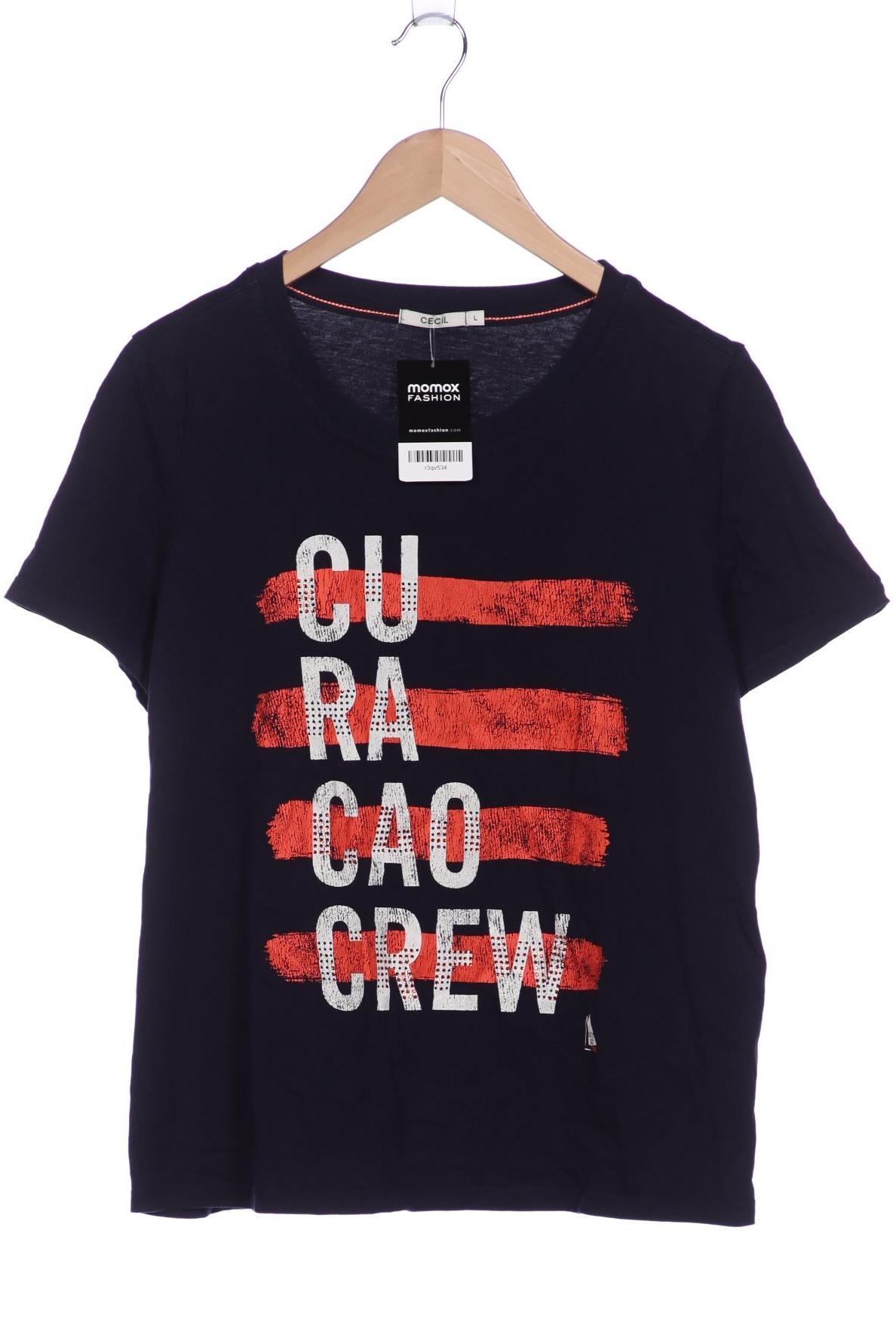 

Cecil Damen T-Shirt, marineblau, Gr. 42