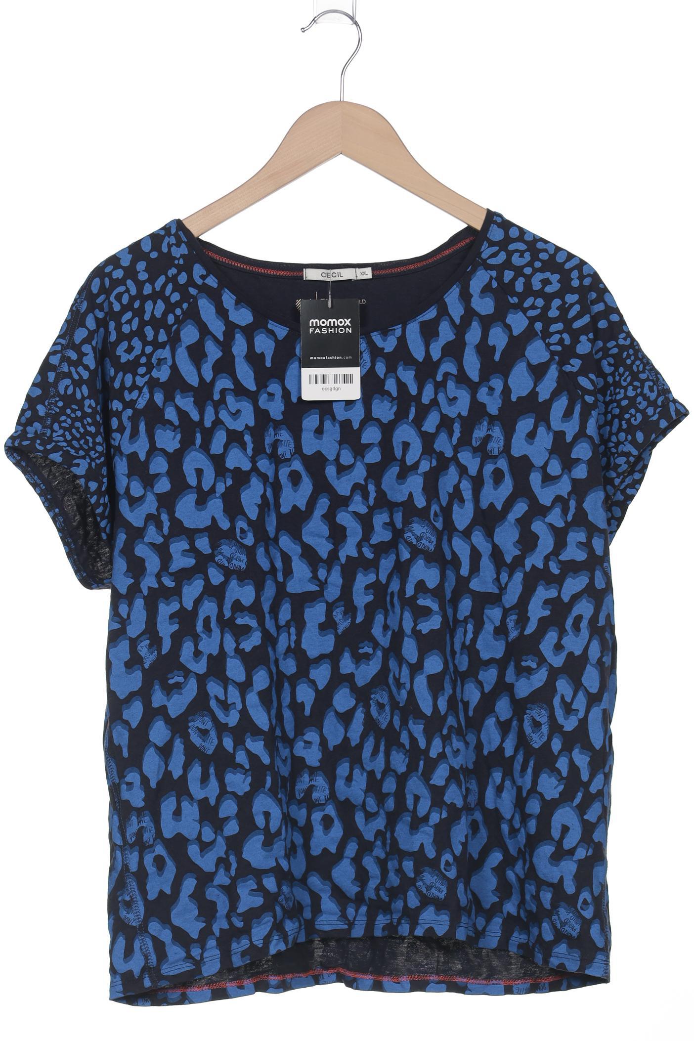 

Cecil Damen T-Shirt, blau, Gr. 46