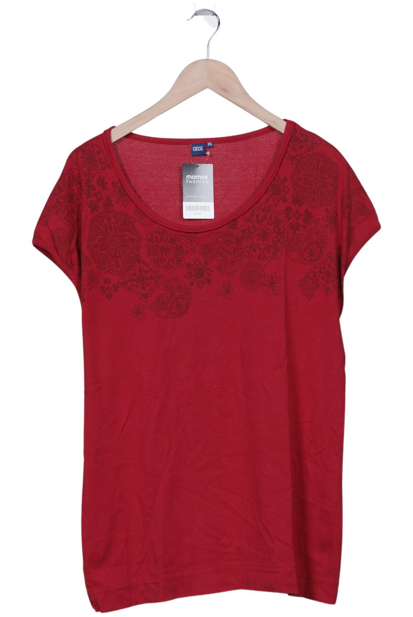 

Cecil Damen T-Shirt, rot, Gr. 46
