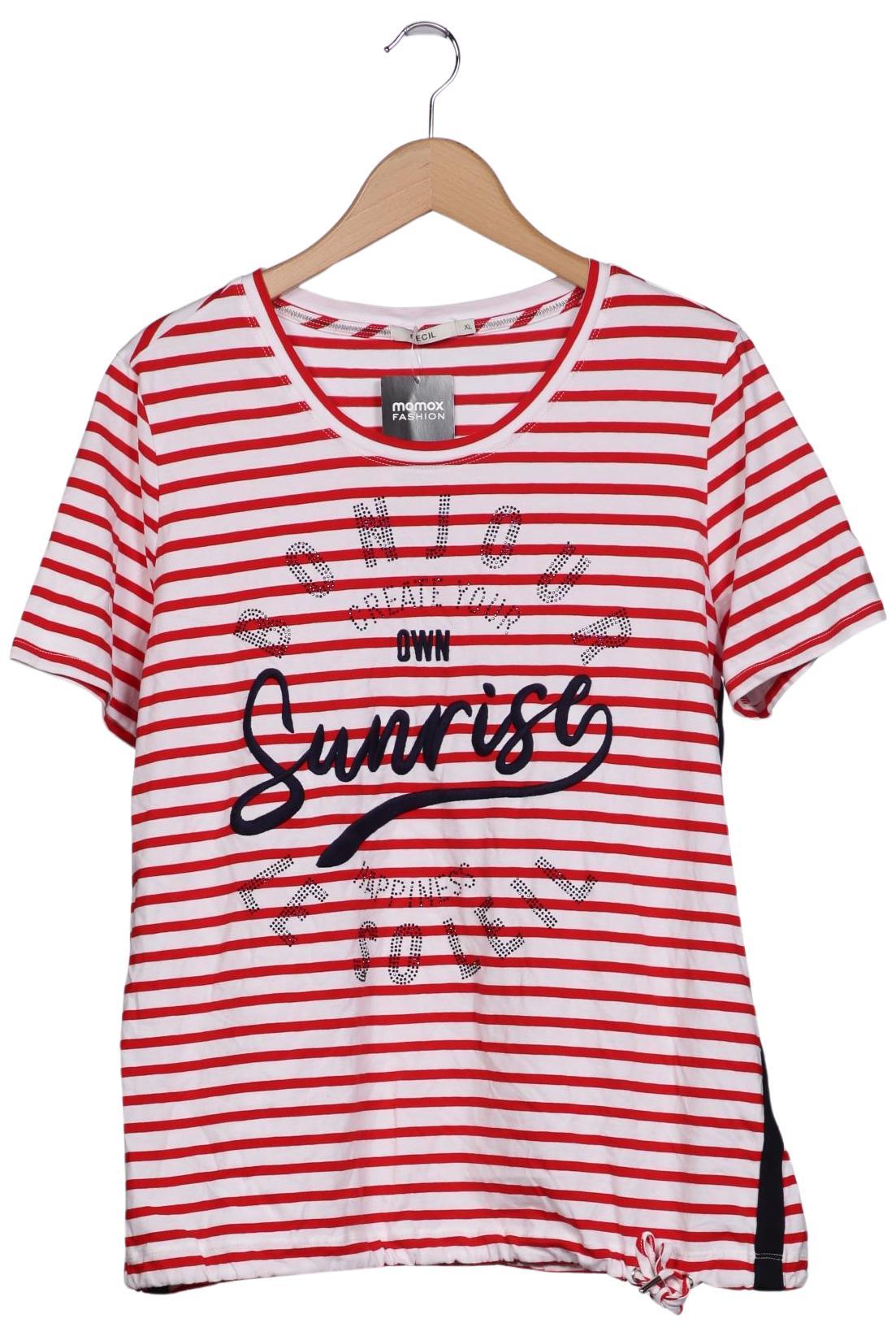 

Cecil Damen T-Shirt, mehrfarbig, Gr. 44