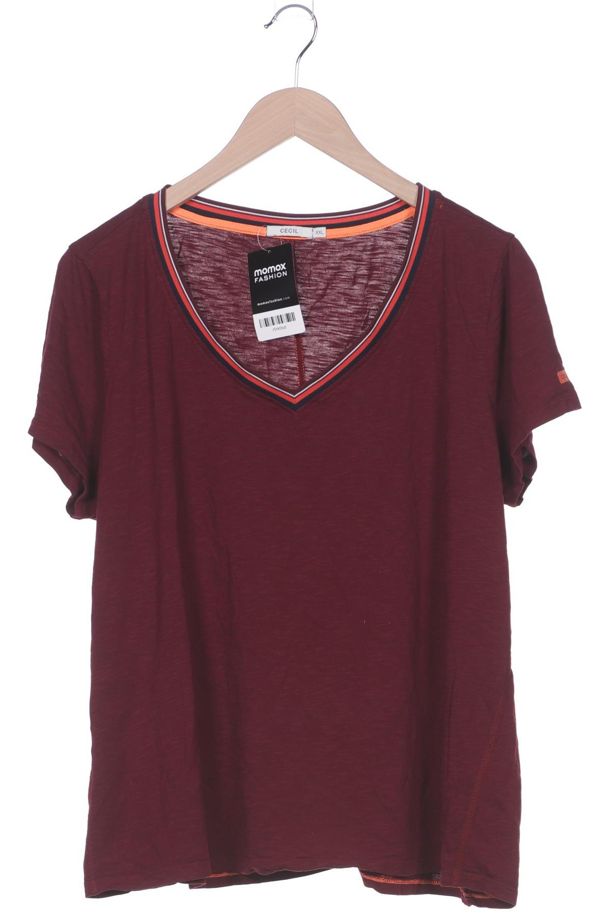 

CECIL Damen T-Shirt, bordeaux