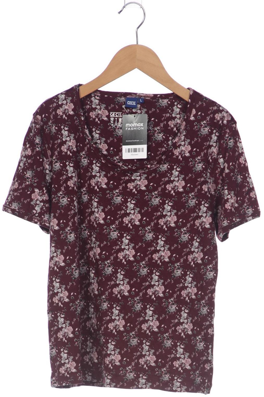 

Cecil Damen T-Shirt, bordeaux, Gr. 42