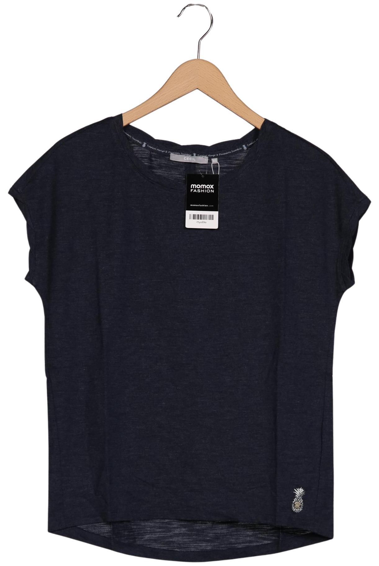 

Cecil Damen T-Shirt, marineblau, Gr. 34