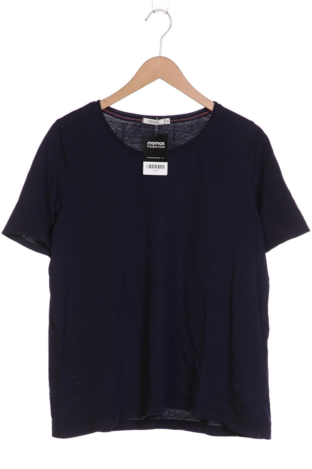 

CECIL Damen T-Shirt, marineblau