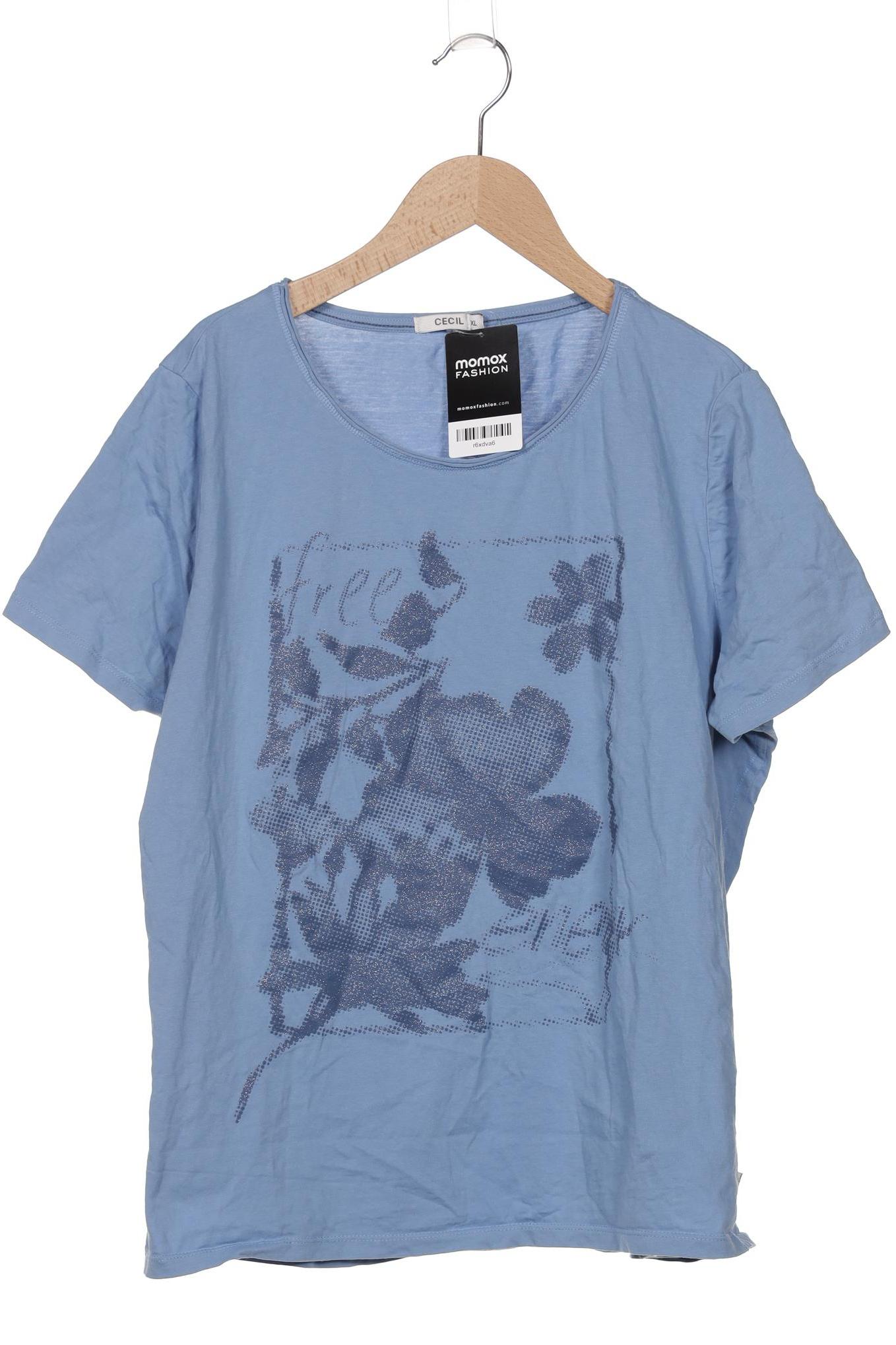 

Cecil Damen T-Shirt, blau, Gr. 44