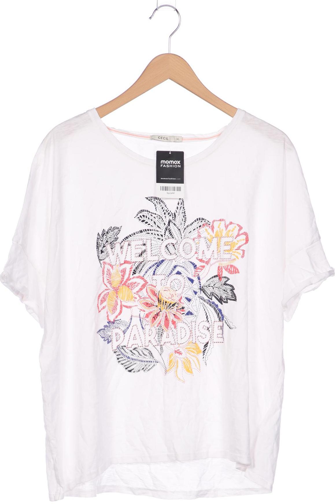 

Cecil Damen T-Shirt, weiß, Gr. 44