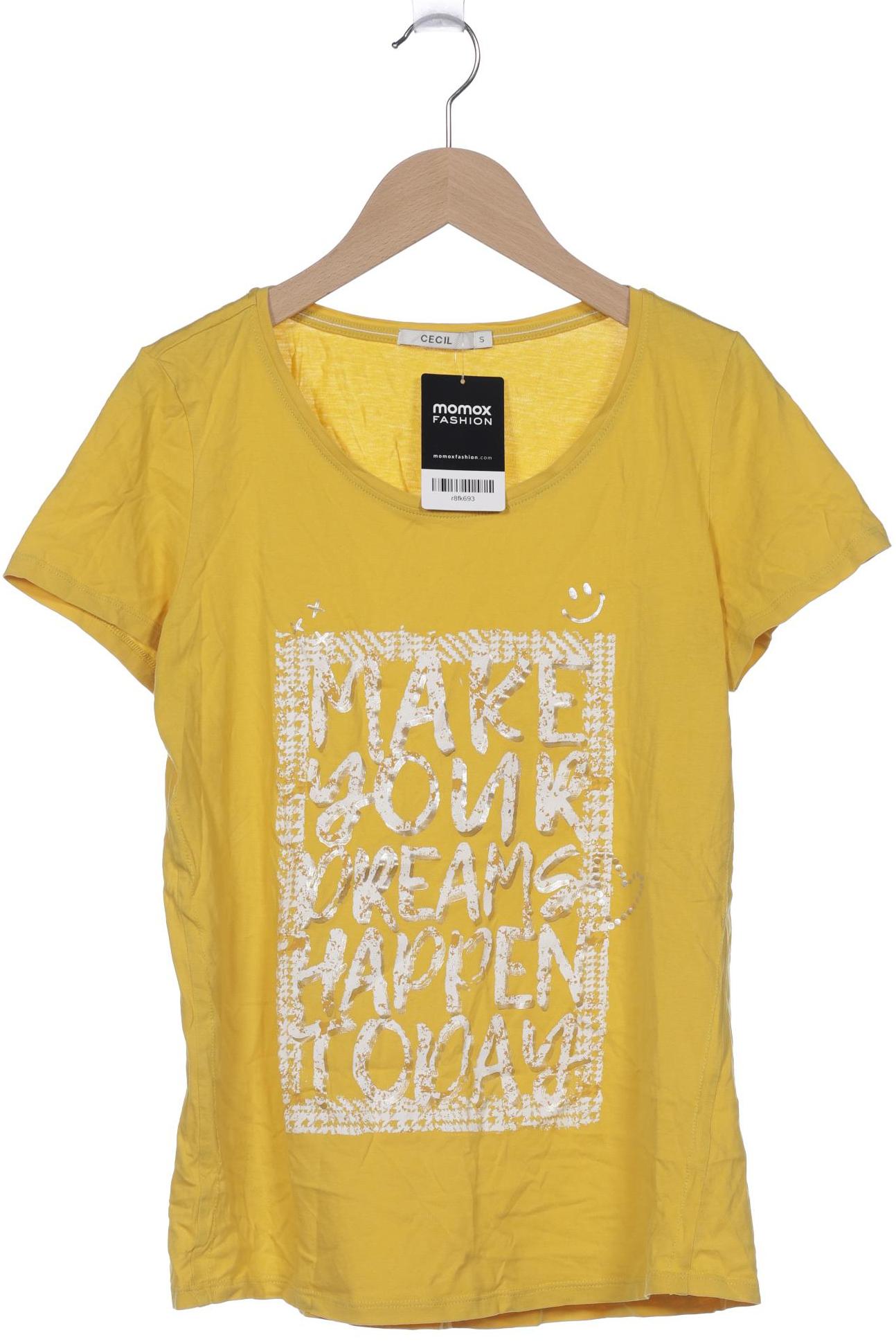

CECIL Damen T-Shirt, gelb