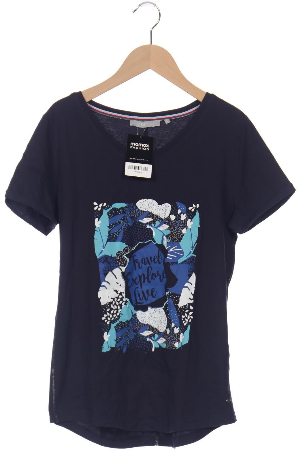 

Cecil Damen T-Shirt, marineblau, Gr. 38