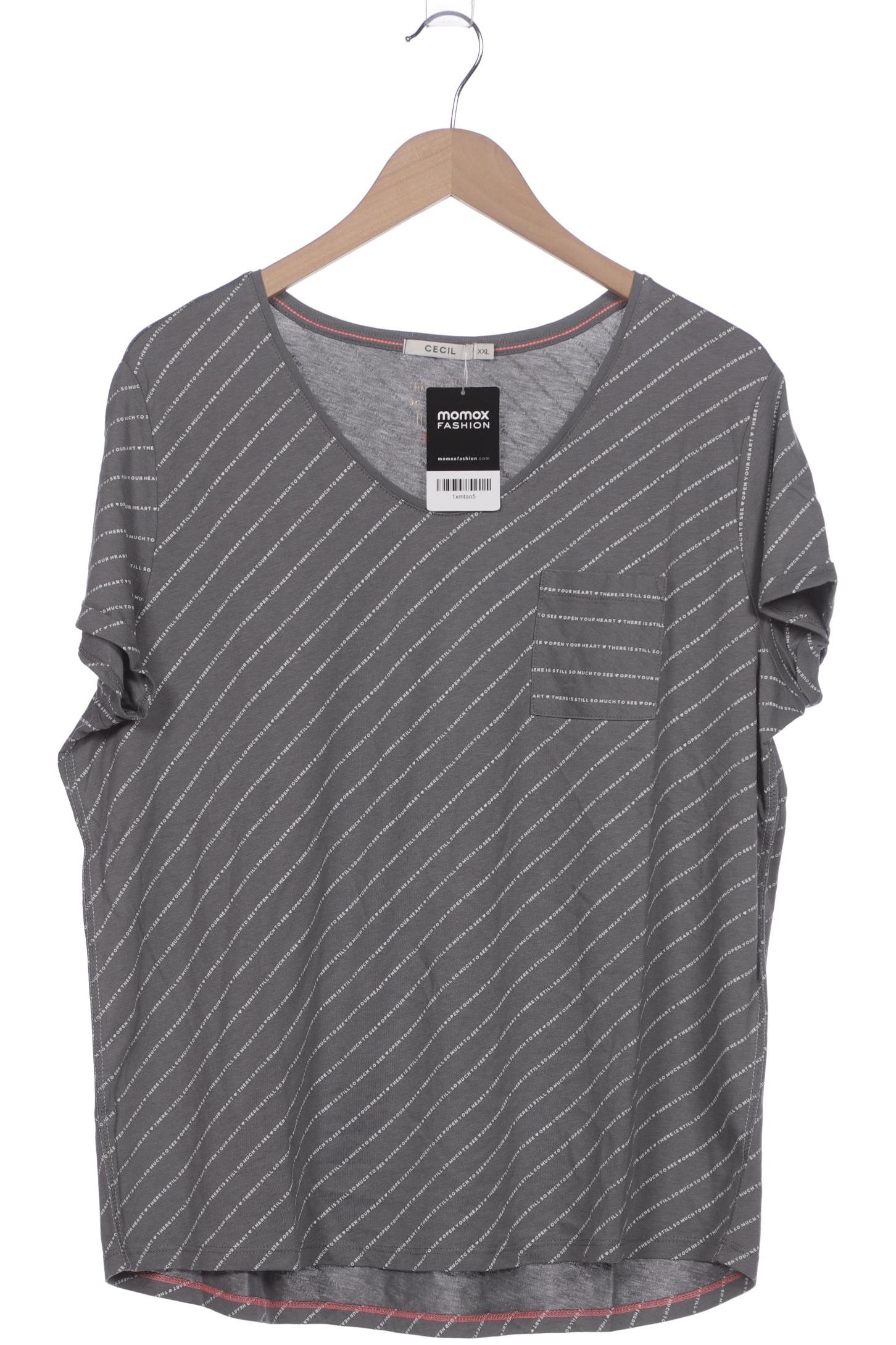 

Cecil Damen T-Shirt, grau, Gr. 46