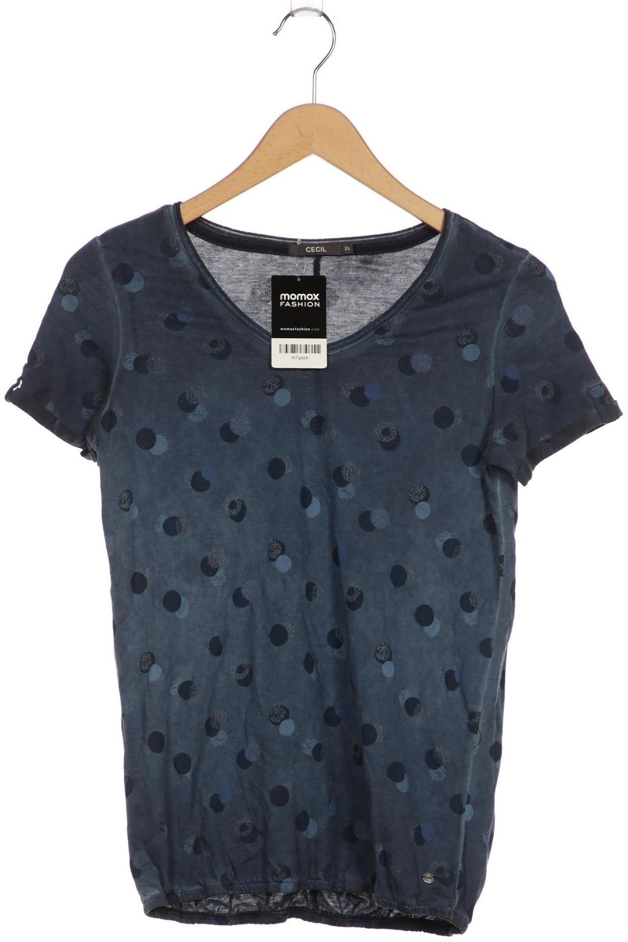 

Cecil Damen T-Shirt, marineblau, Gr. 34
