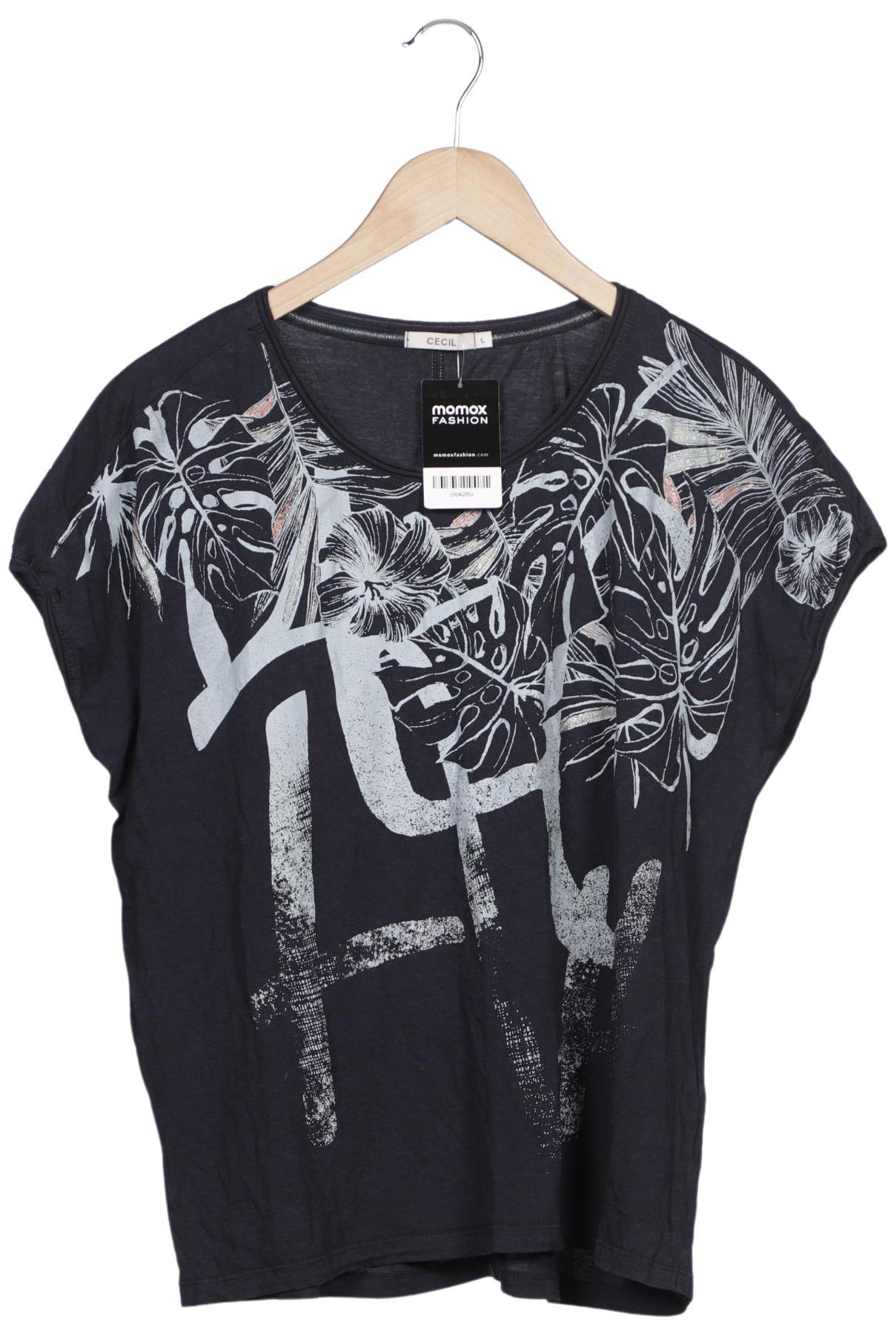 

Cecil Damen T-Shirt, marineblau, Gr. 42