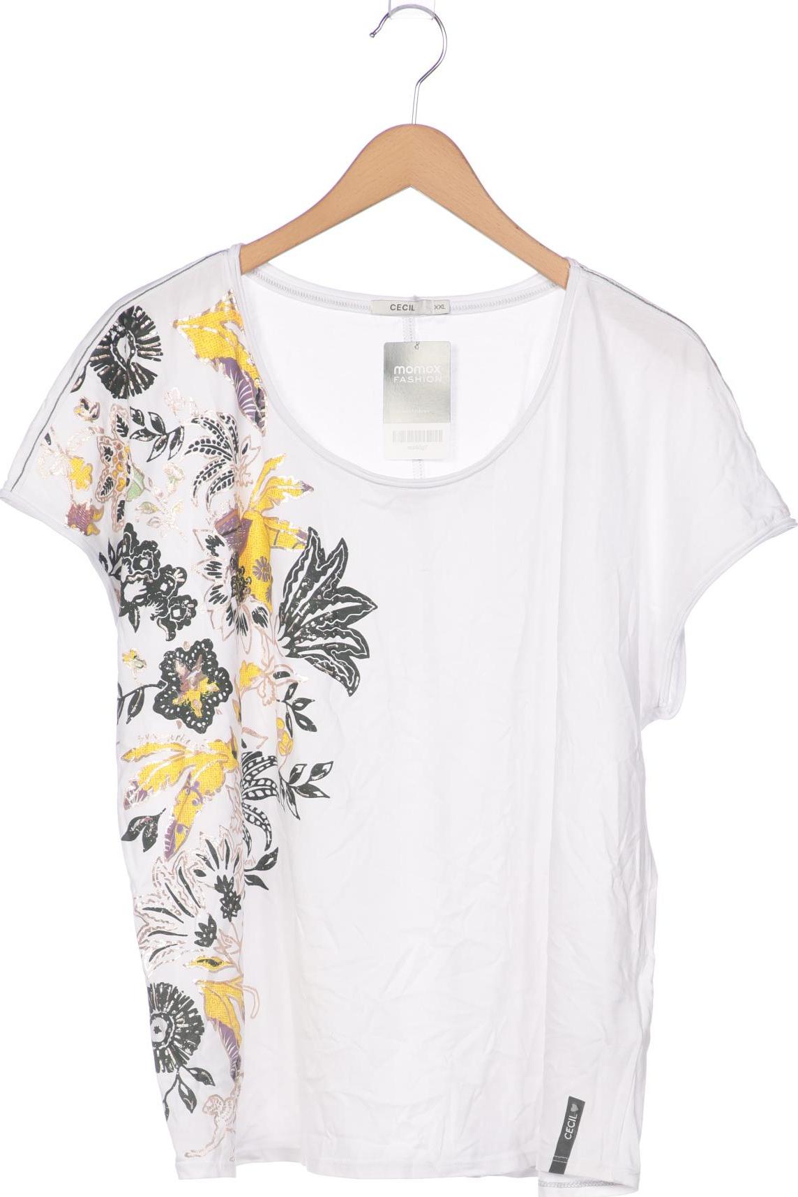 

Cecil Damen T-Shirt, weiß, Gr. 46
