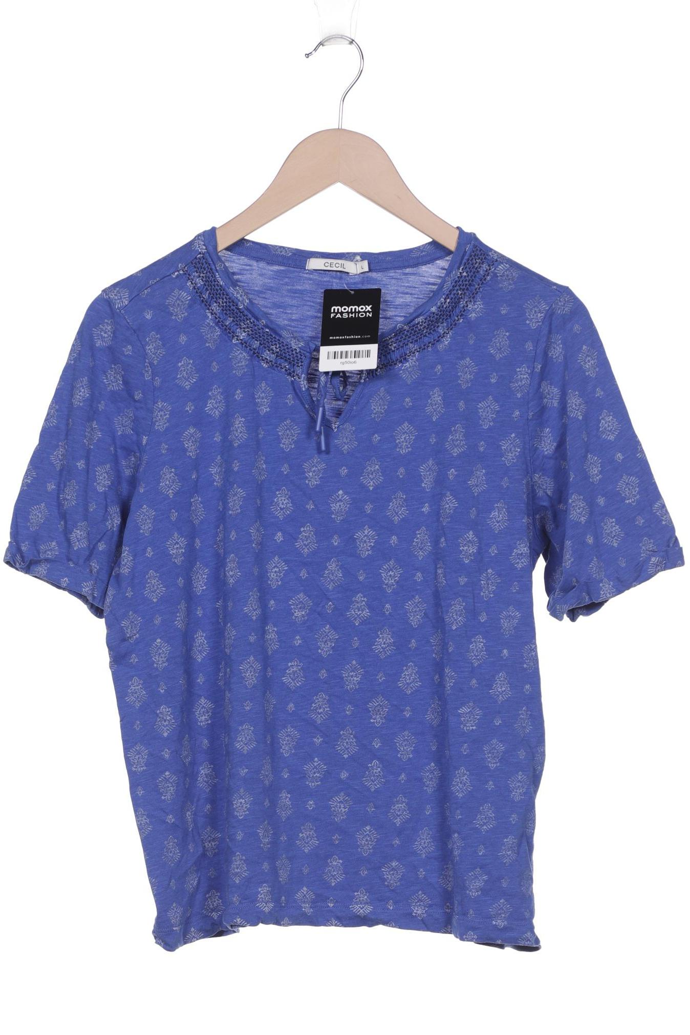 

CECIL Damen T-Shirt, blau