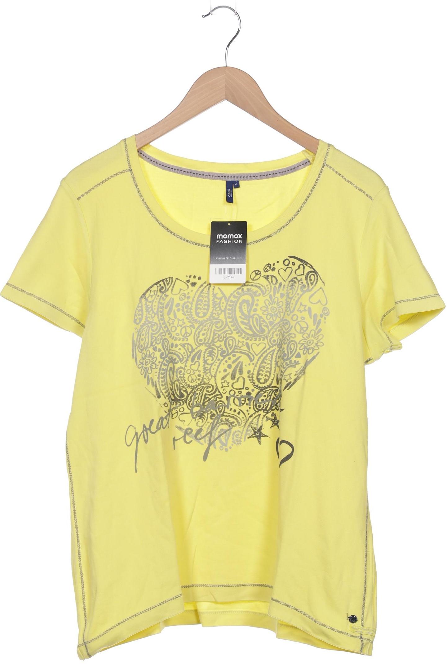

Cecil Damen T-Shirt, gelb, Gr. 44