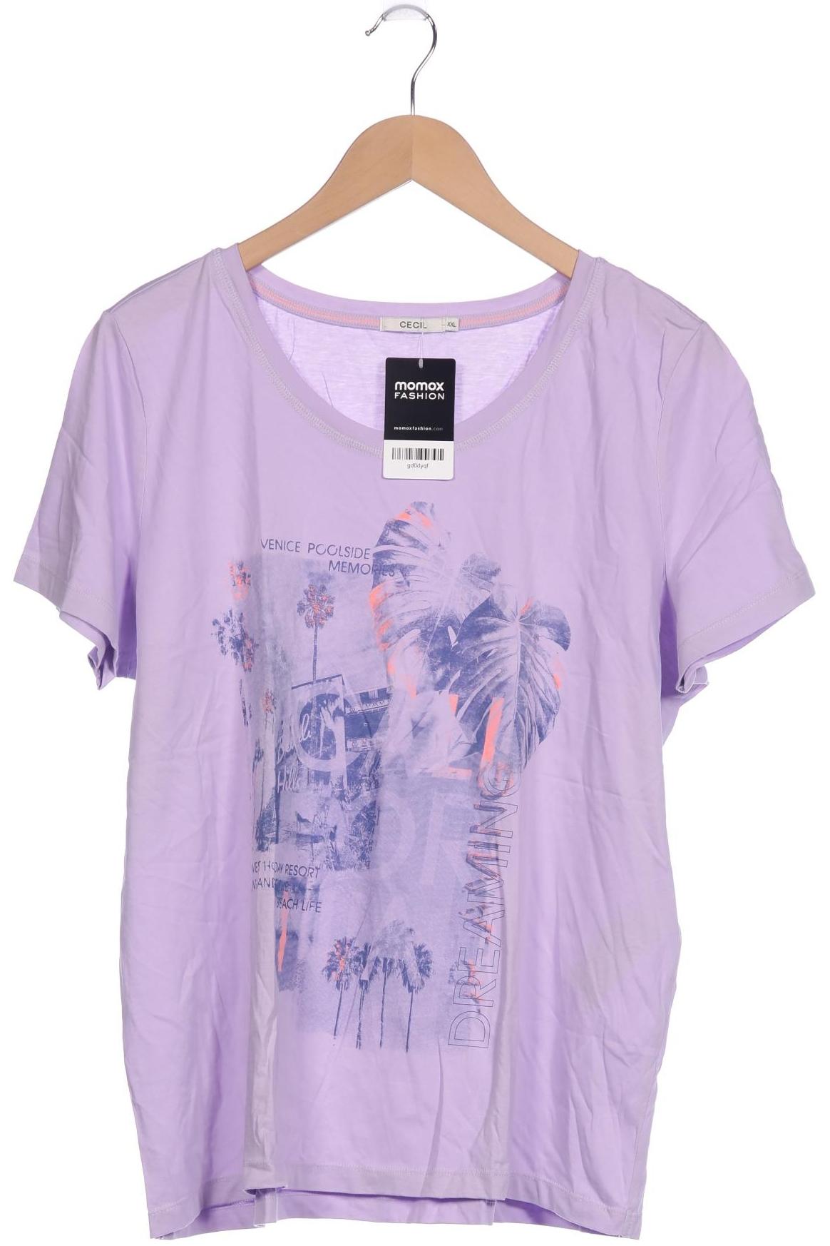 

Cecil Damen T-Shirt, flieder, Gr. 46