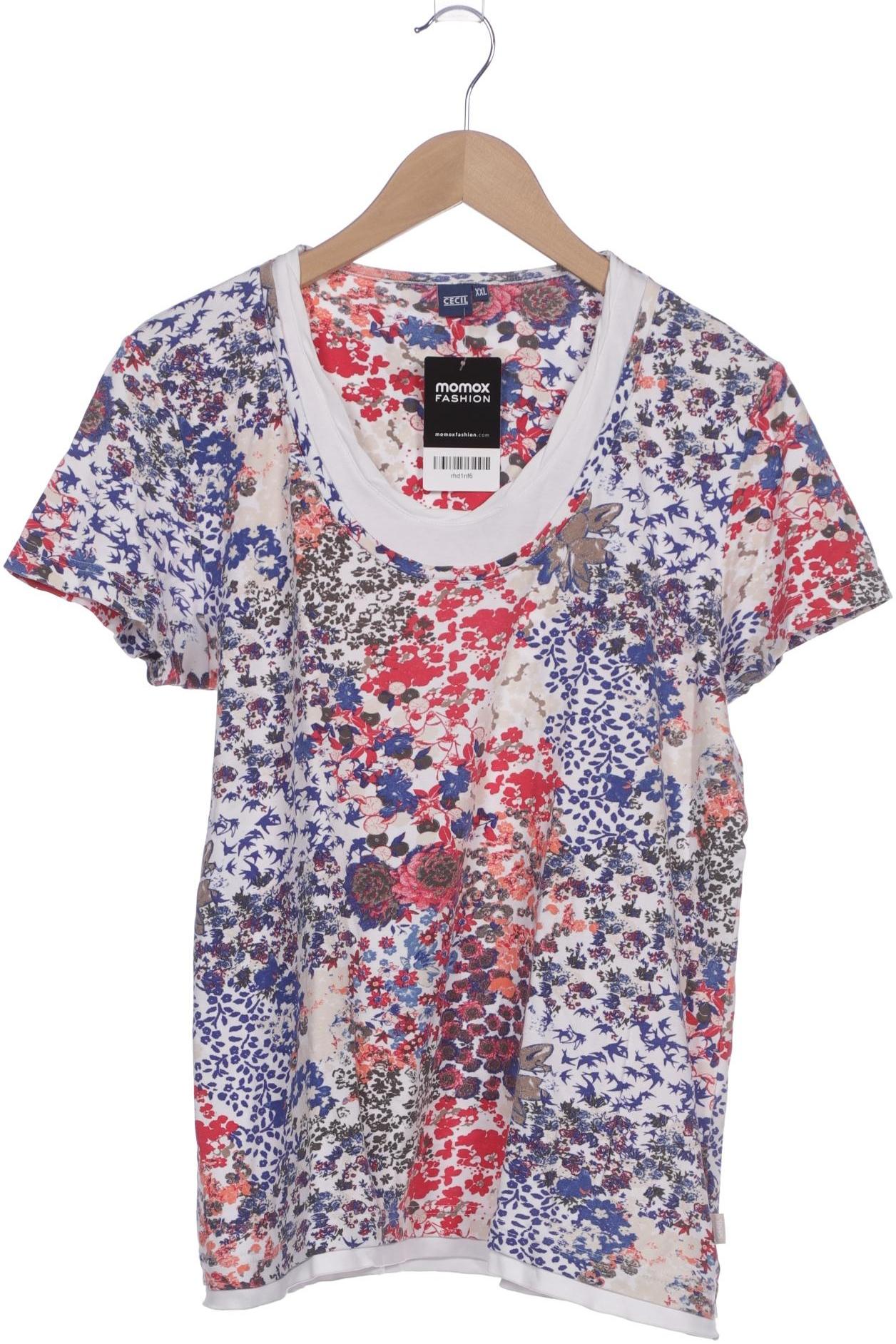 

Cecil Damen T-Shirt, mehrfarbig, Gr. 46
