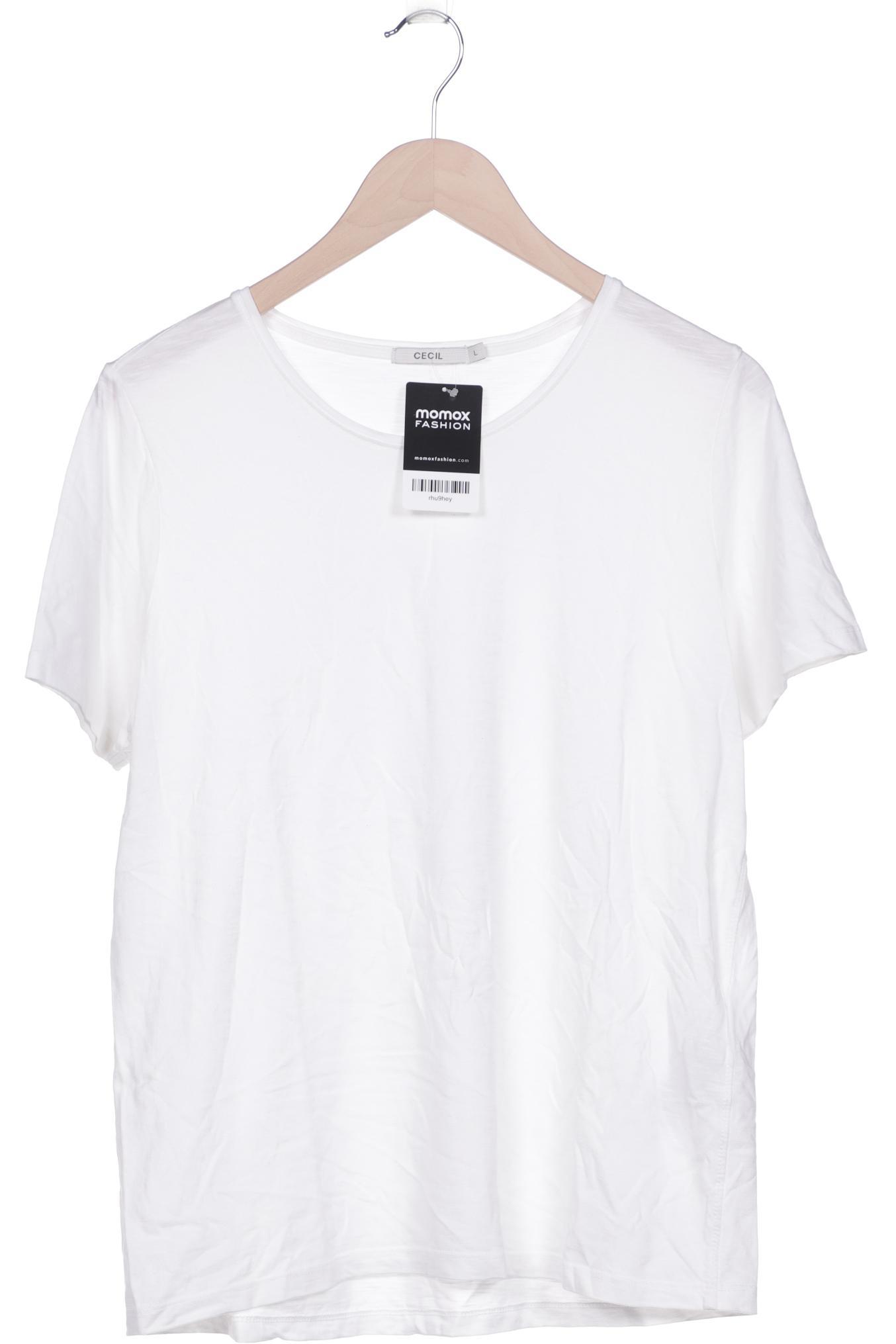 

CECIL Damen T-Shirt, weiß