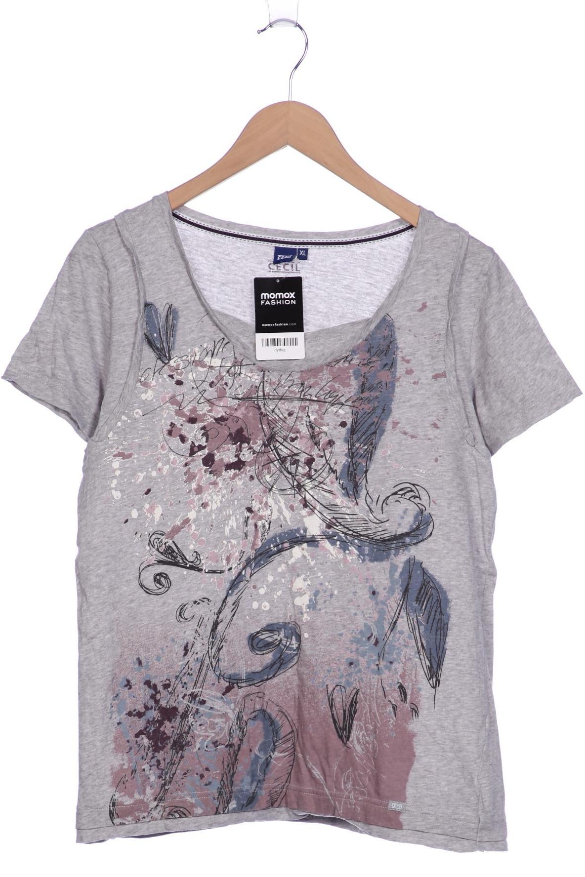 

Cecil Damen T-Shirt, grau, Gr. 44