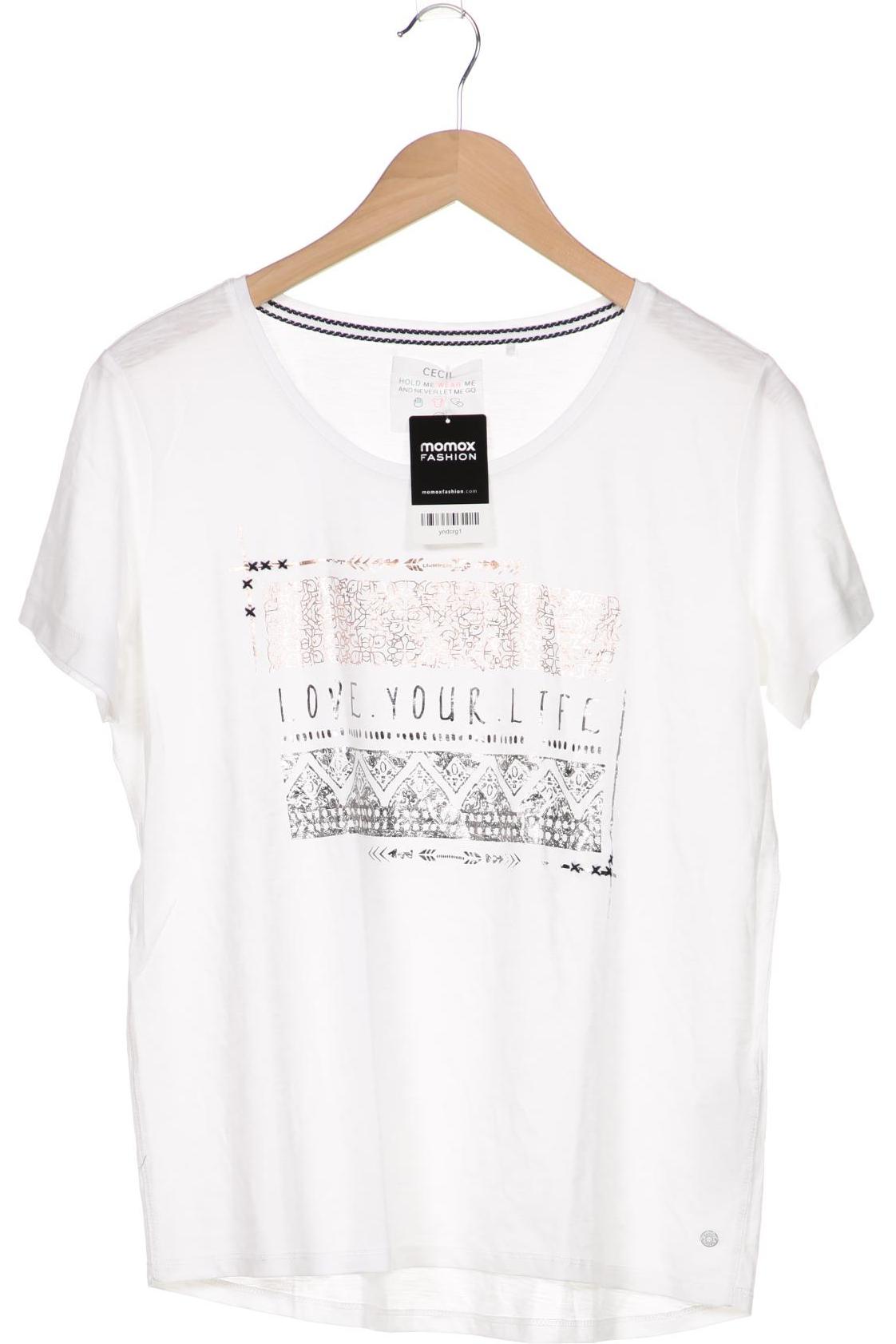 

CECIL Damen T-Shirt, weiß