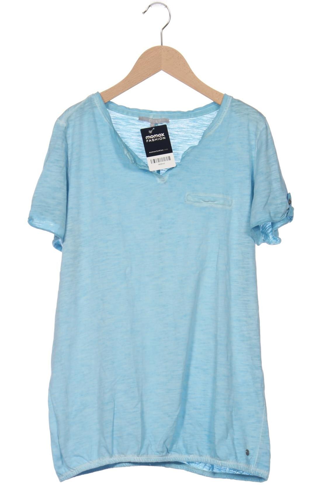 

Cecil Damen T-Shirt, blau, Gr. 38
