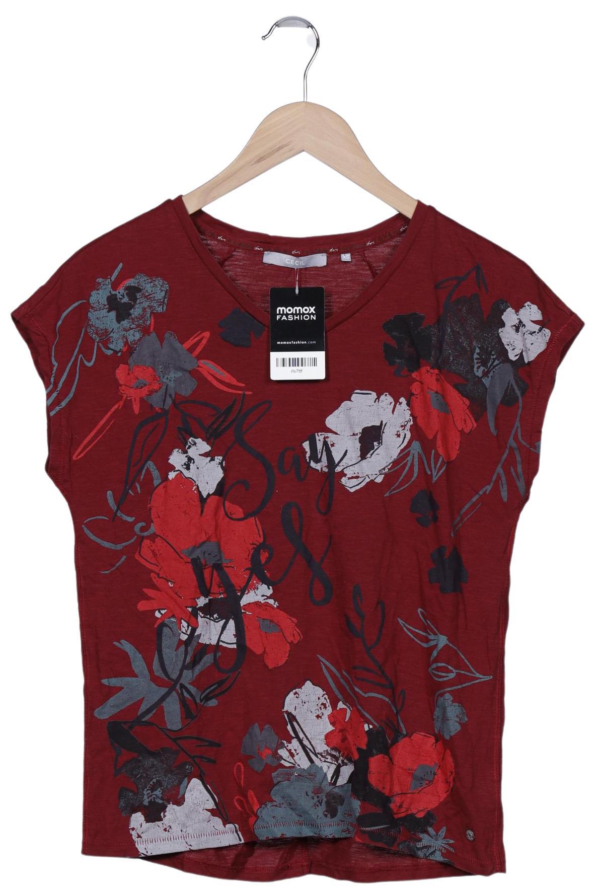 

Cecil Damen T-Shirt, bordeaux, Gr. 34