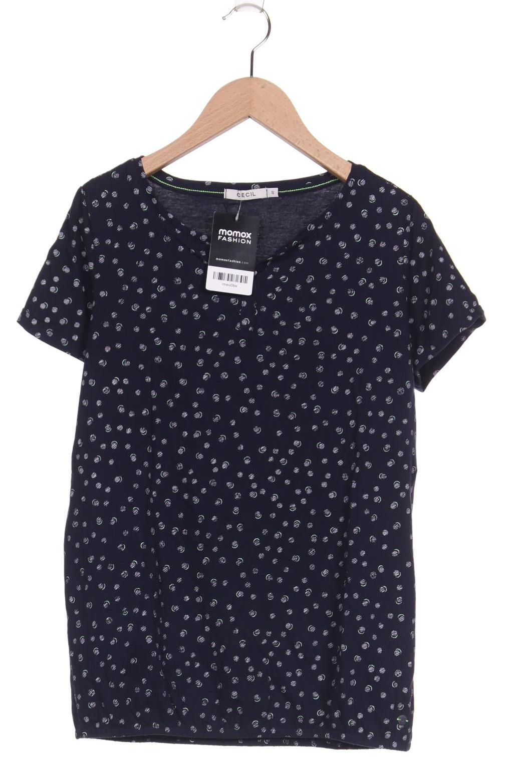 

CECIL Damen T-Shirt, marineblau