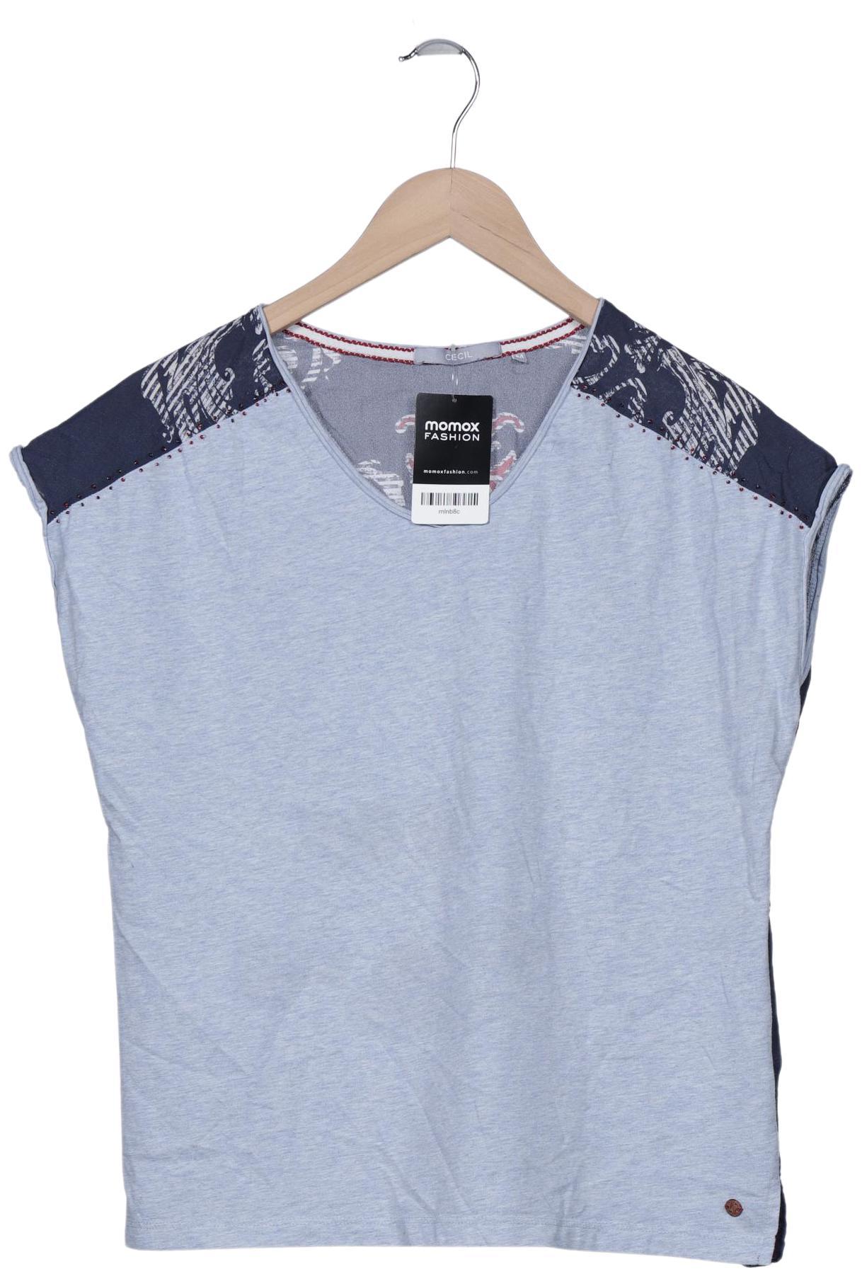 

Cecil Damen T-Shirt, hellblau, Gr. 38