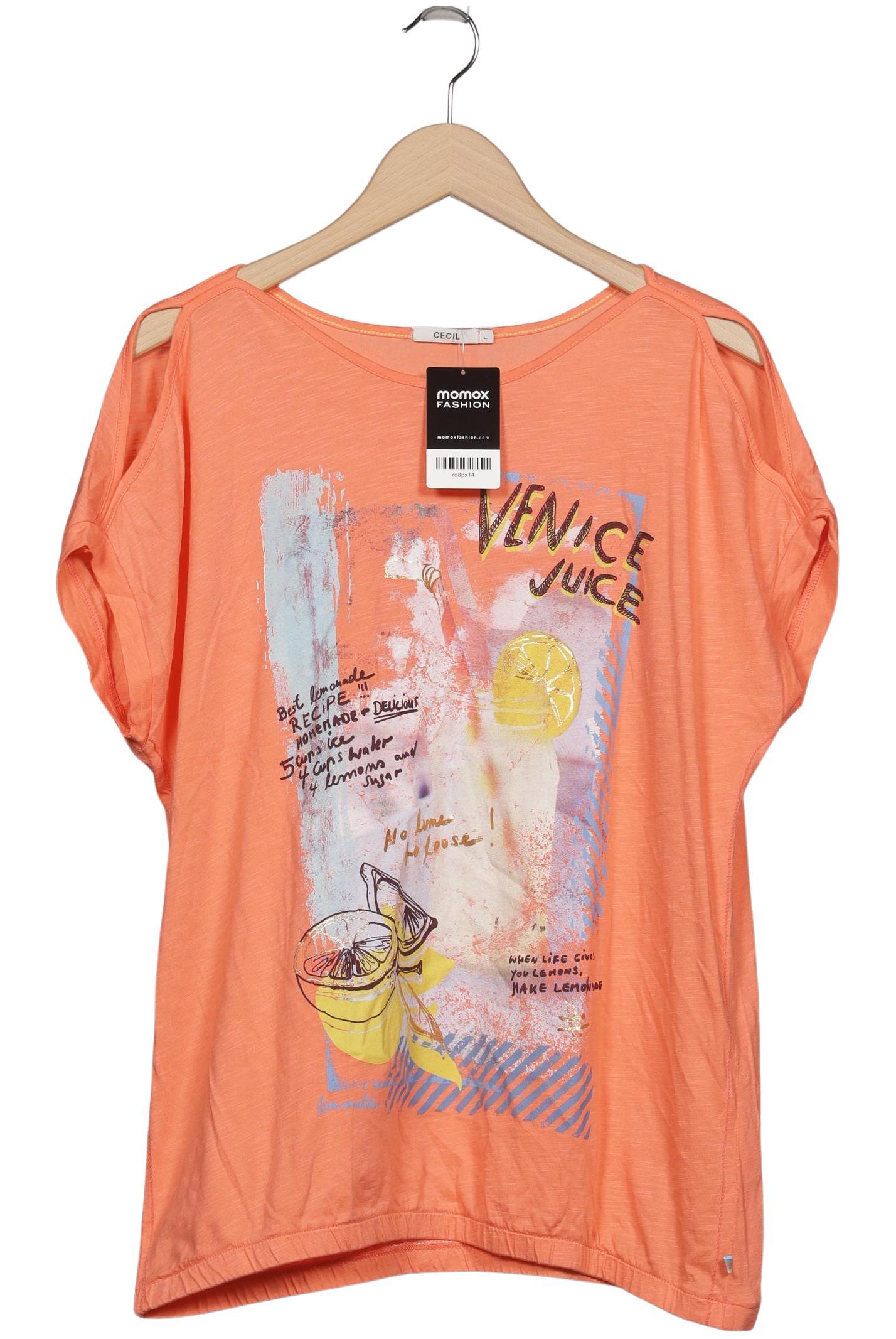 

Cecil Damen T-Shirt, orange, Gr. 42
