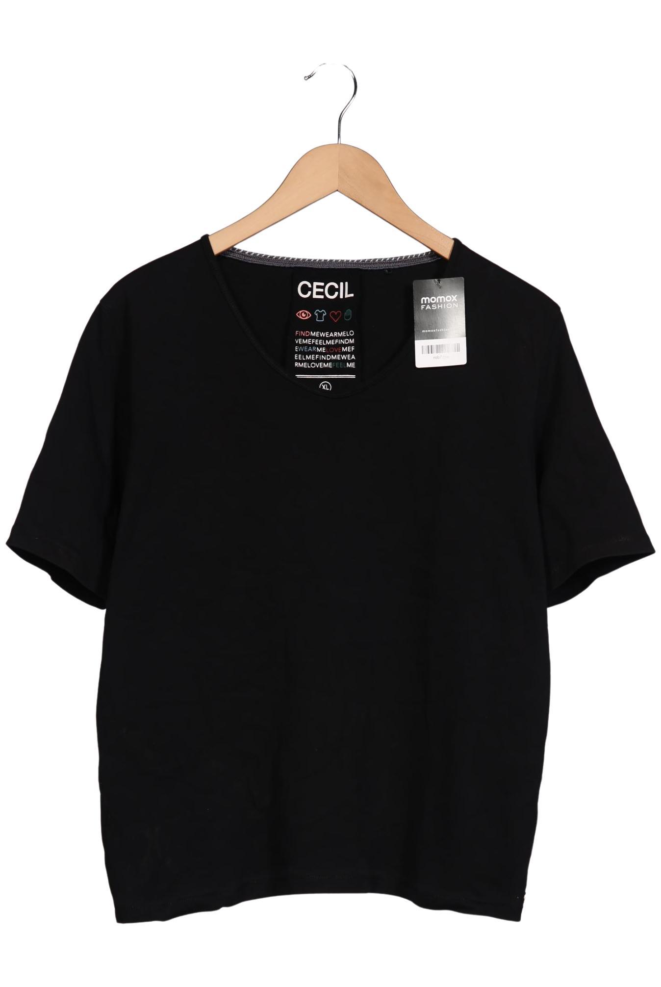 

Cecil Damen T-Shirt, schwarz, Gr. 44