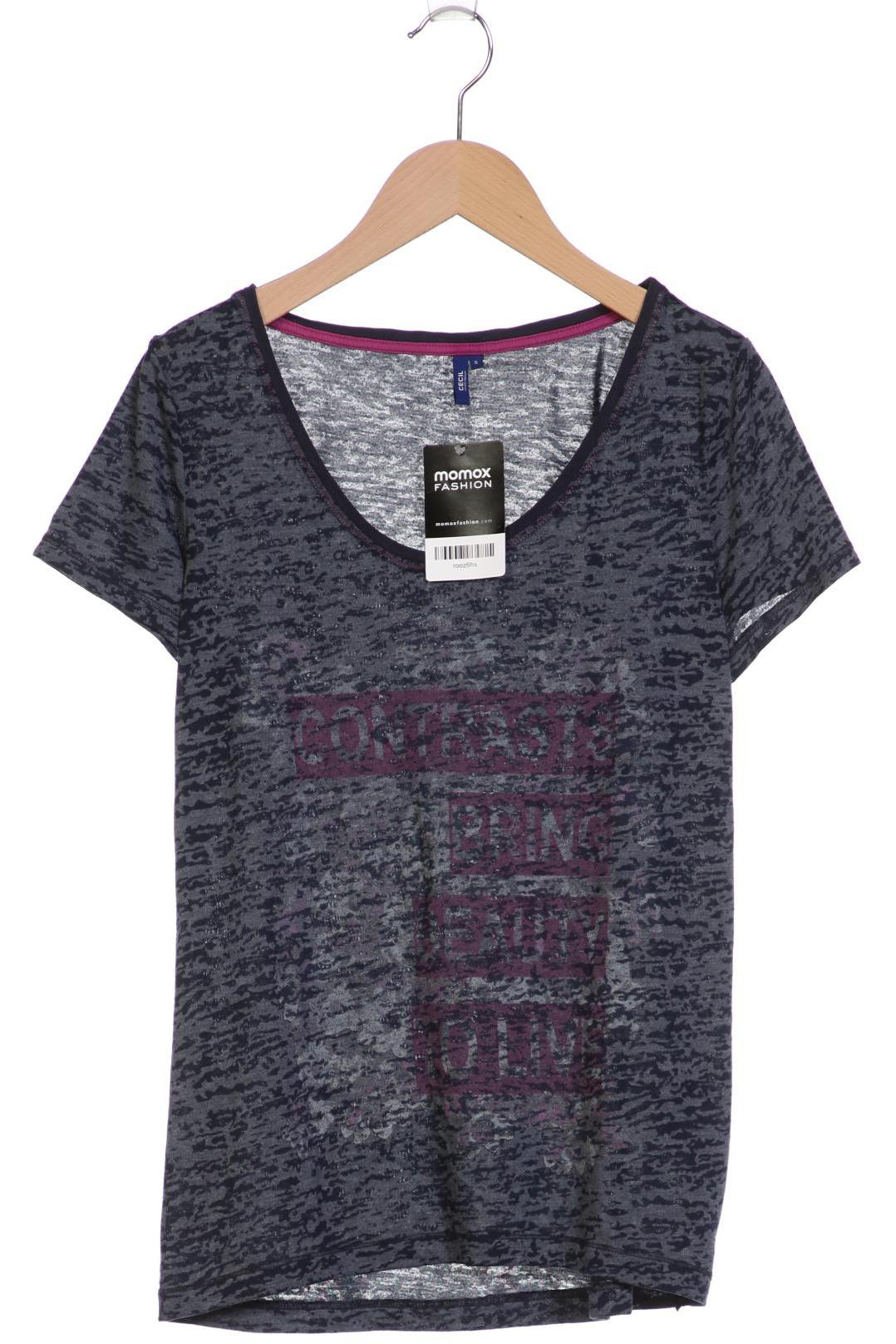 

Cecil Damen T-Shirt, marineblau, Gr. 36