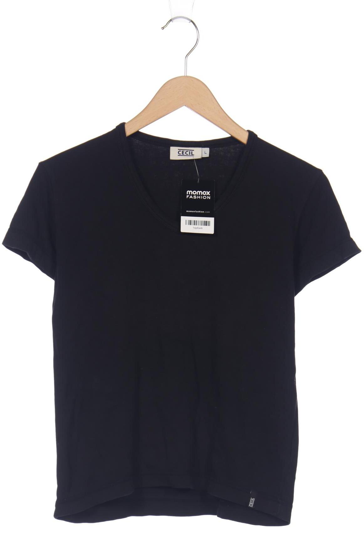 

CECIL Damen T-Shirt, schwarz