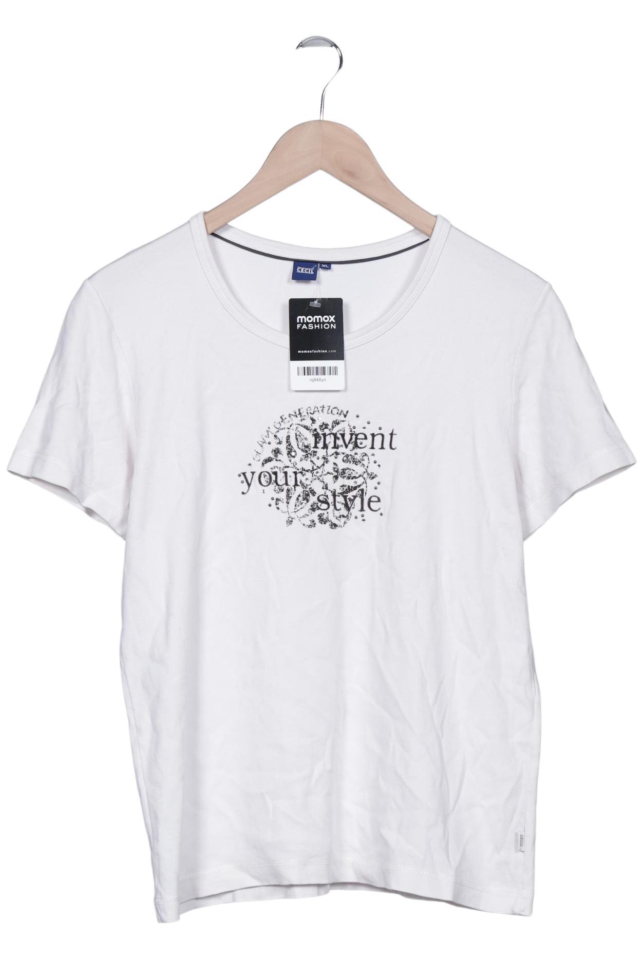 

Cecil Damen T-Shirt, weiß, Gr. 44
