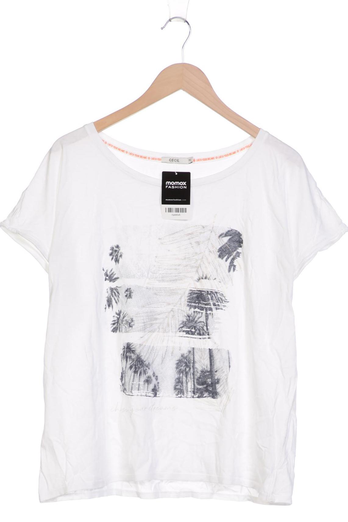 

Cecil Damen T-Shirt, weiß, Gr. 44