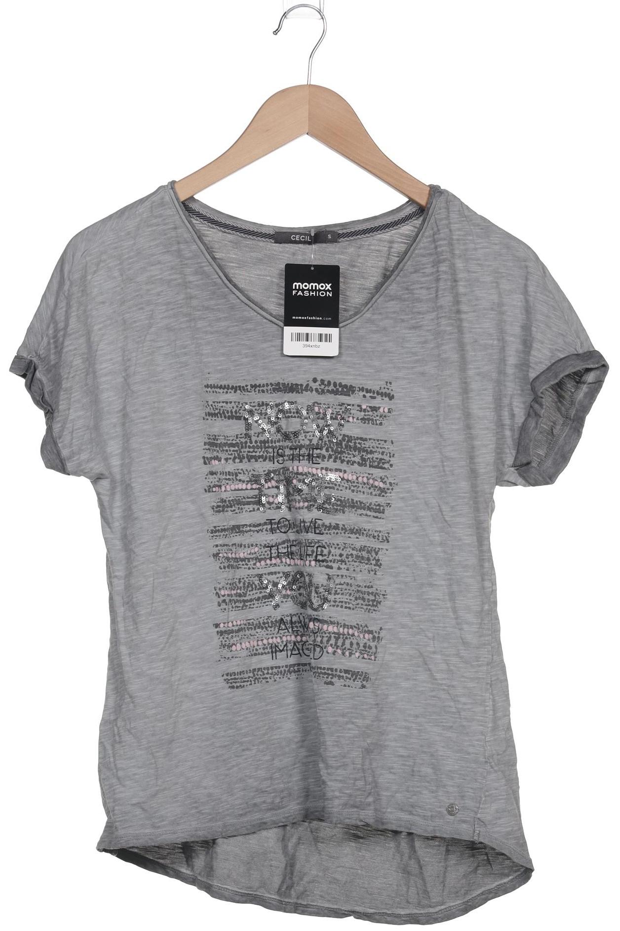 

Cecil Damen T-Shirt, grau, Gr. 36