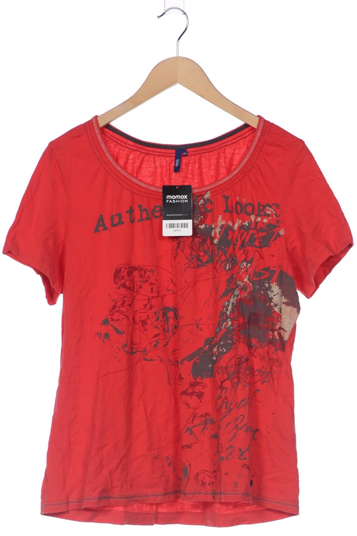 

Cecil Damen T-Shirt, rot, Gr. 46
