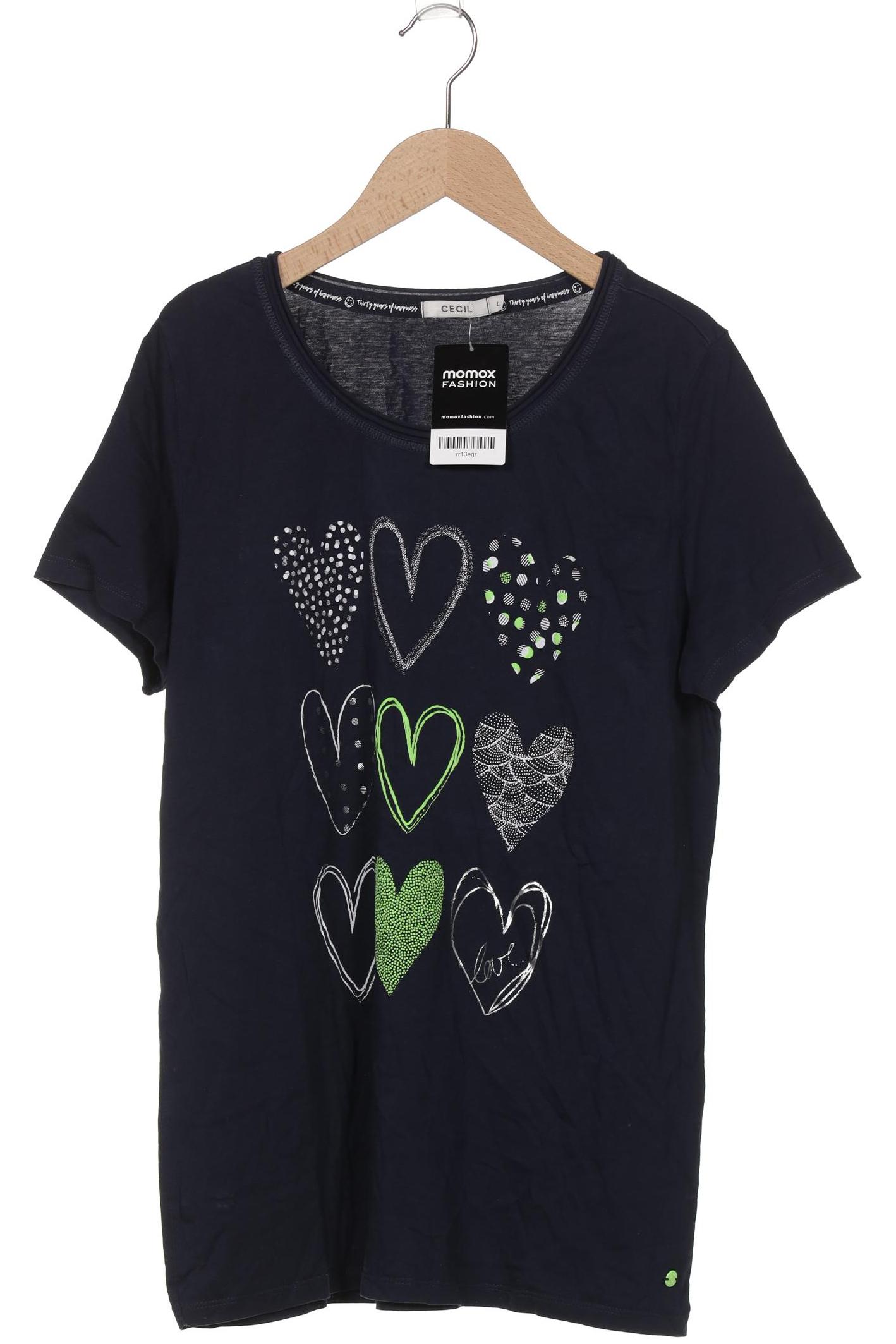 

Cecil Damen T-Shirt, marineblau, Gr. 42