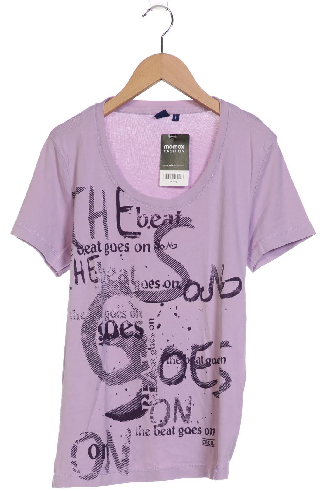 

Cecil Damen T-Shirt, flieder, Gr. 42