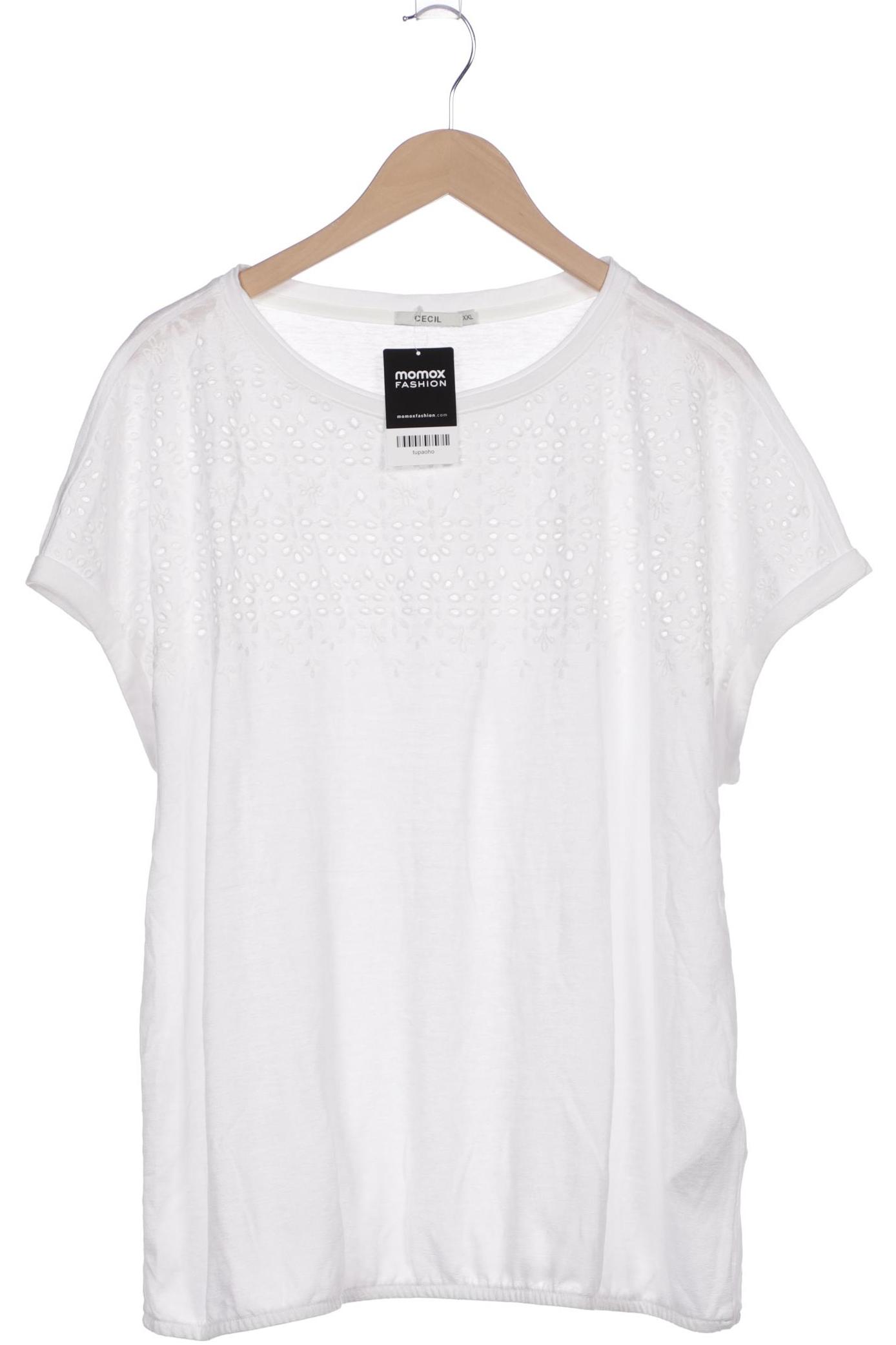 

Cecil Damen T-Shirt, weiß, Gr. 46
