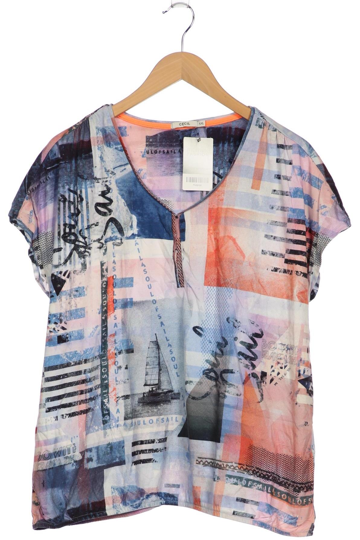 

Cecil Damen T-Shirt, mehrfarbig, Gr. 46