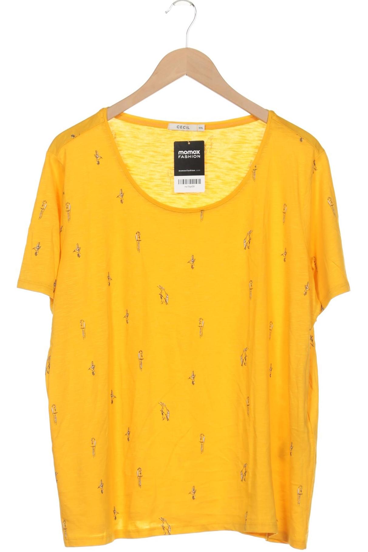 

Cecil Damen T-Shirt, gelb, Gr. 46