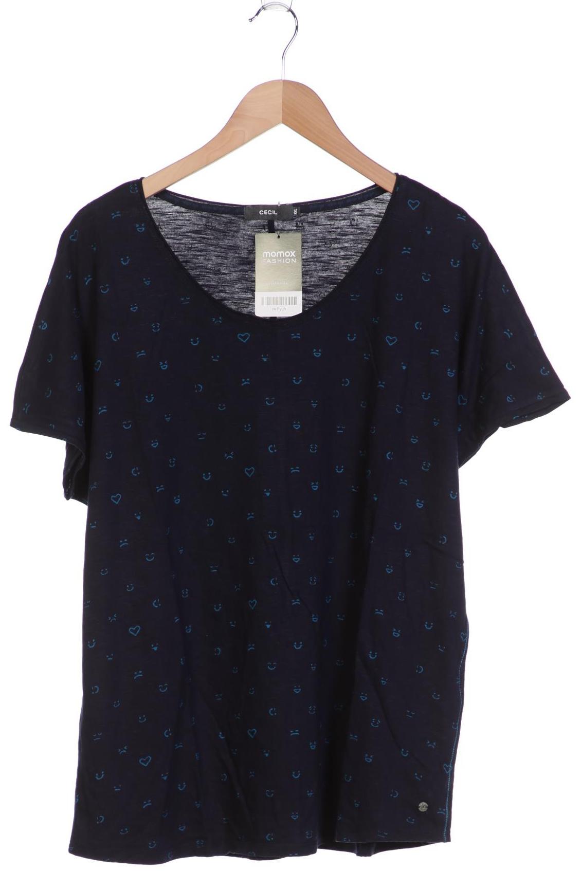

CECIL Damen T-Shirt, marineblau