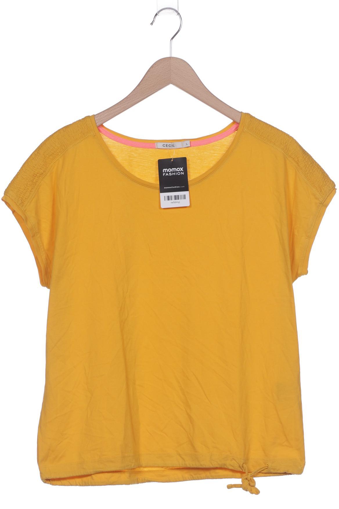 

Cecil Damen T-Shirt, gelb, Gr. 42