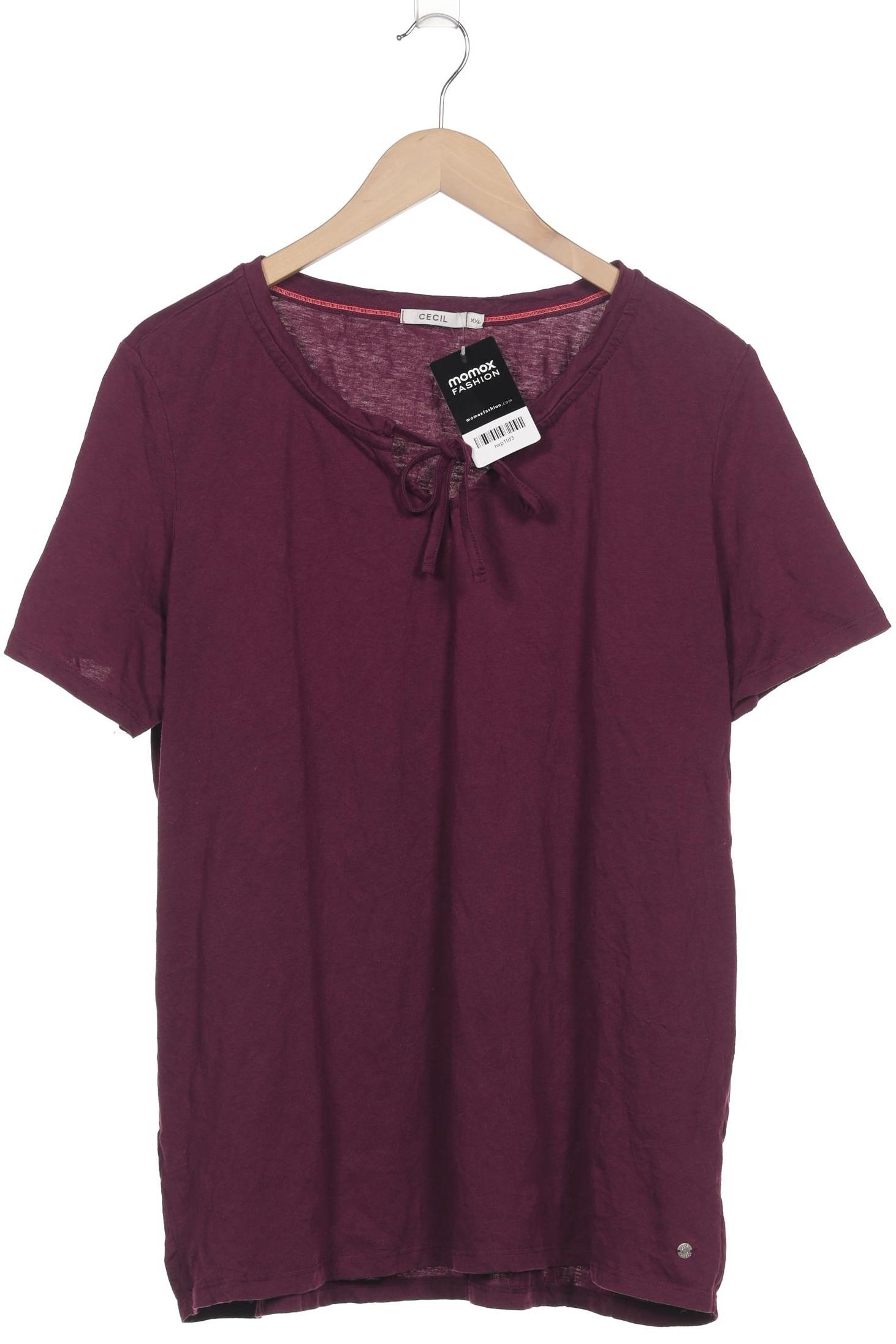

Cecil Damen T-Shirt, bordeaux, Gr. 46